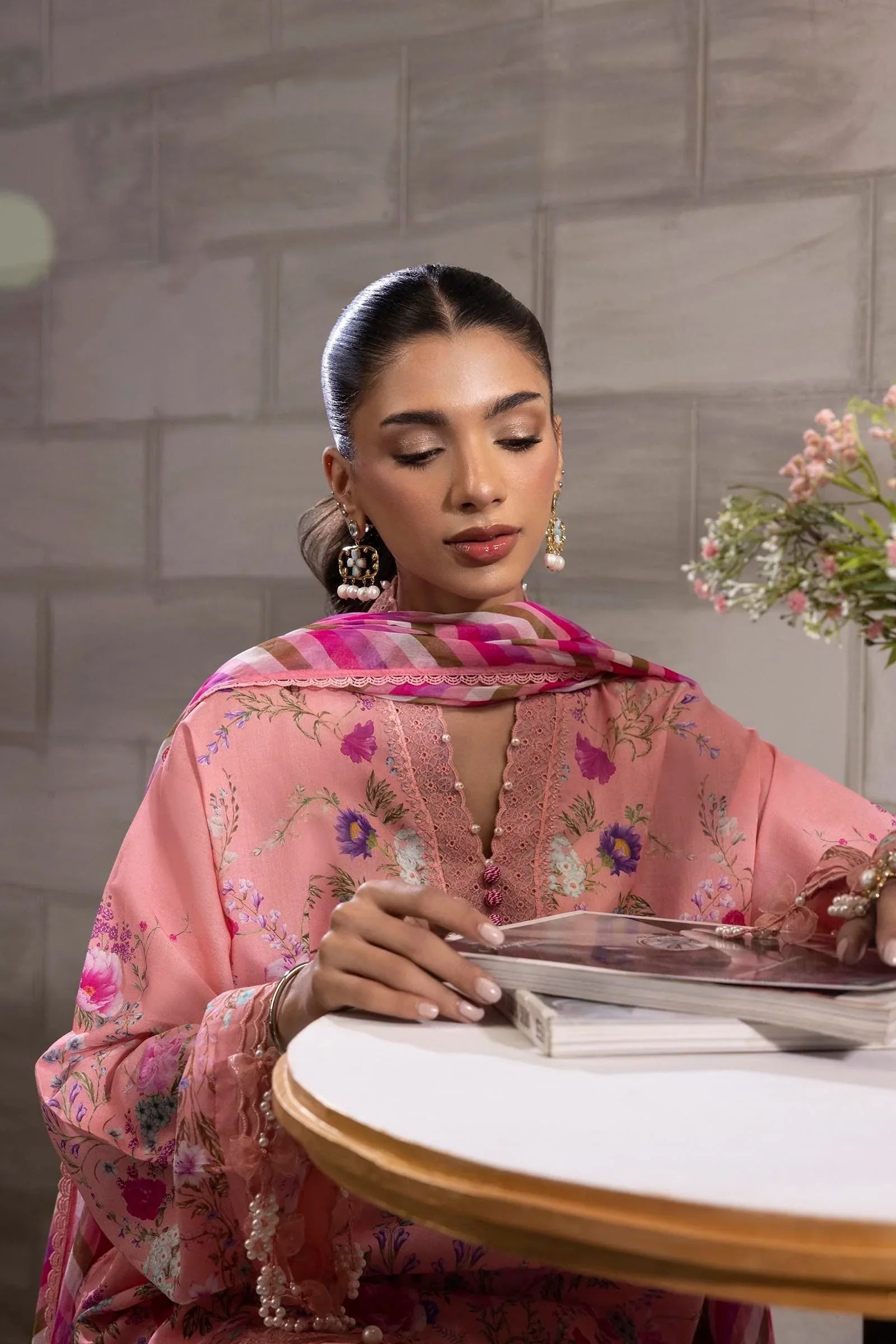 Sana Safinaz | Muzlin Spring 25 | M251-024B-3CI - Rang-e-Khaas