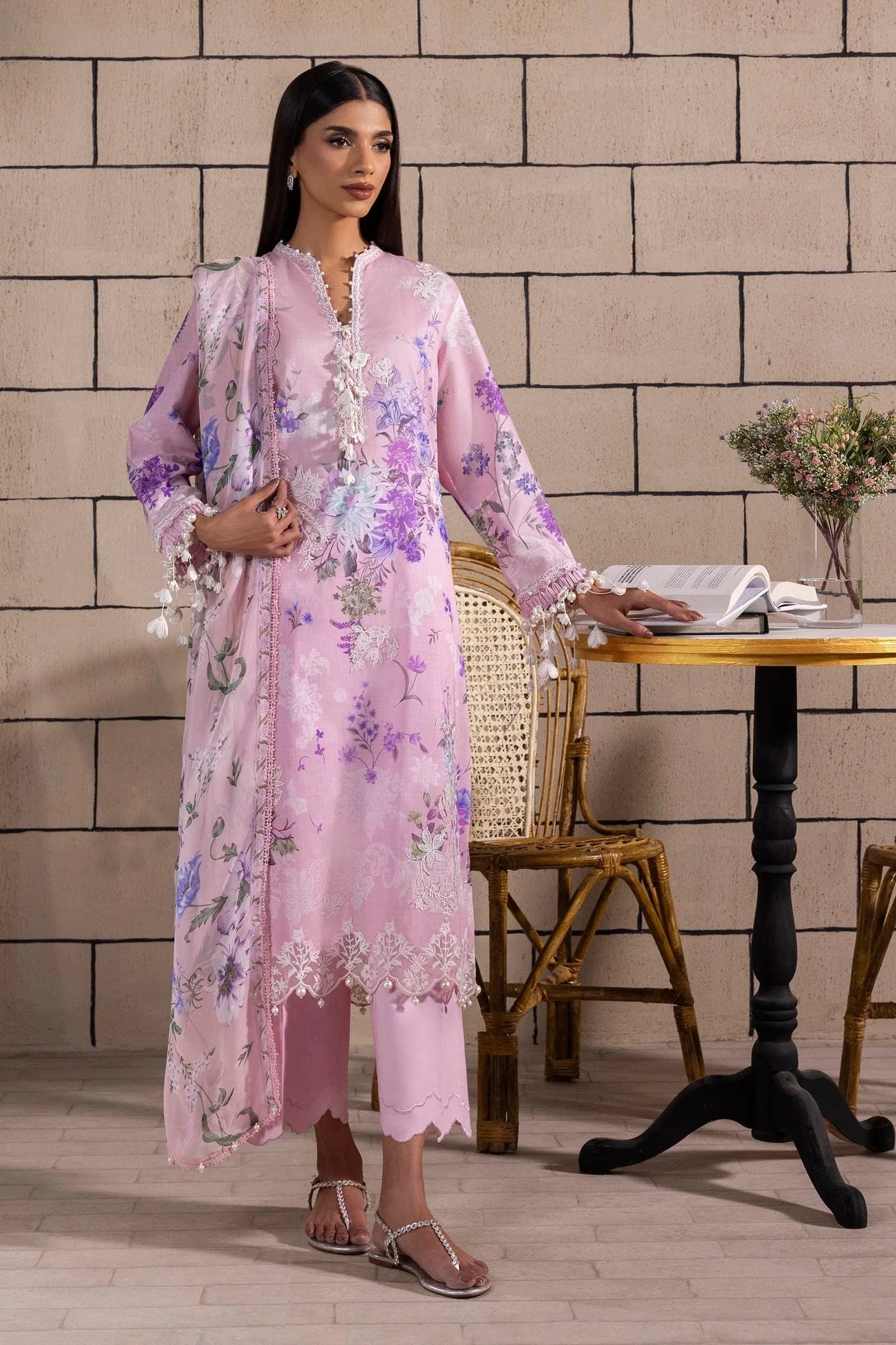 Sana Safinaz | Muzlin Spring 25 | M251-025A-3CJ - Rang-e-Khaas