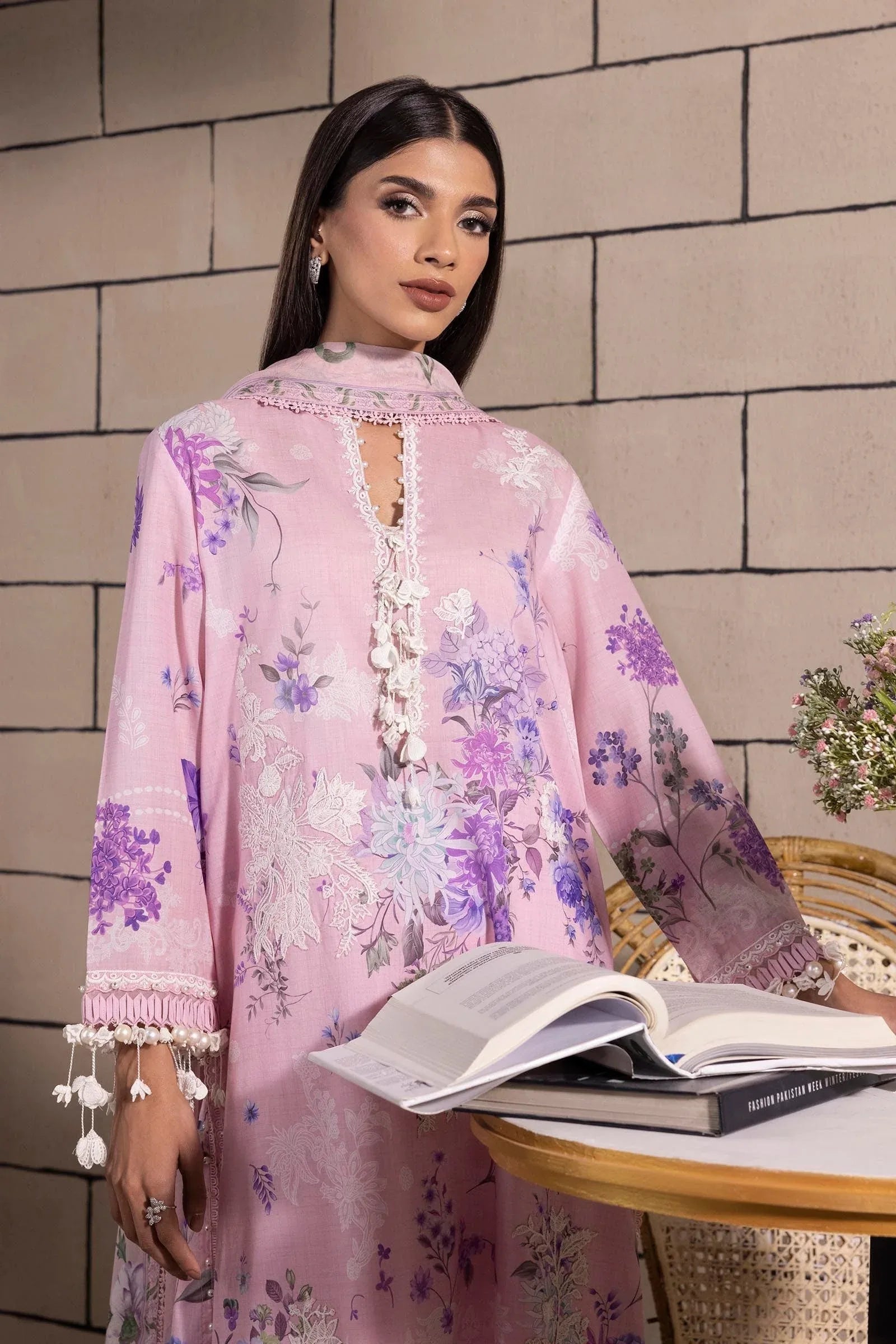 Sana Safinaz | Muzlin Spring 25 | M251-025A-3CJ - Rang-e-Khaas
