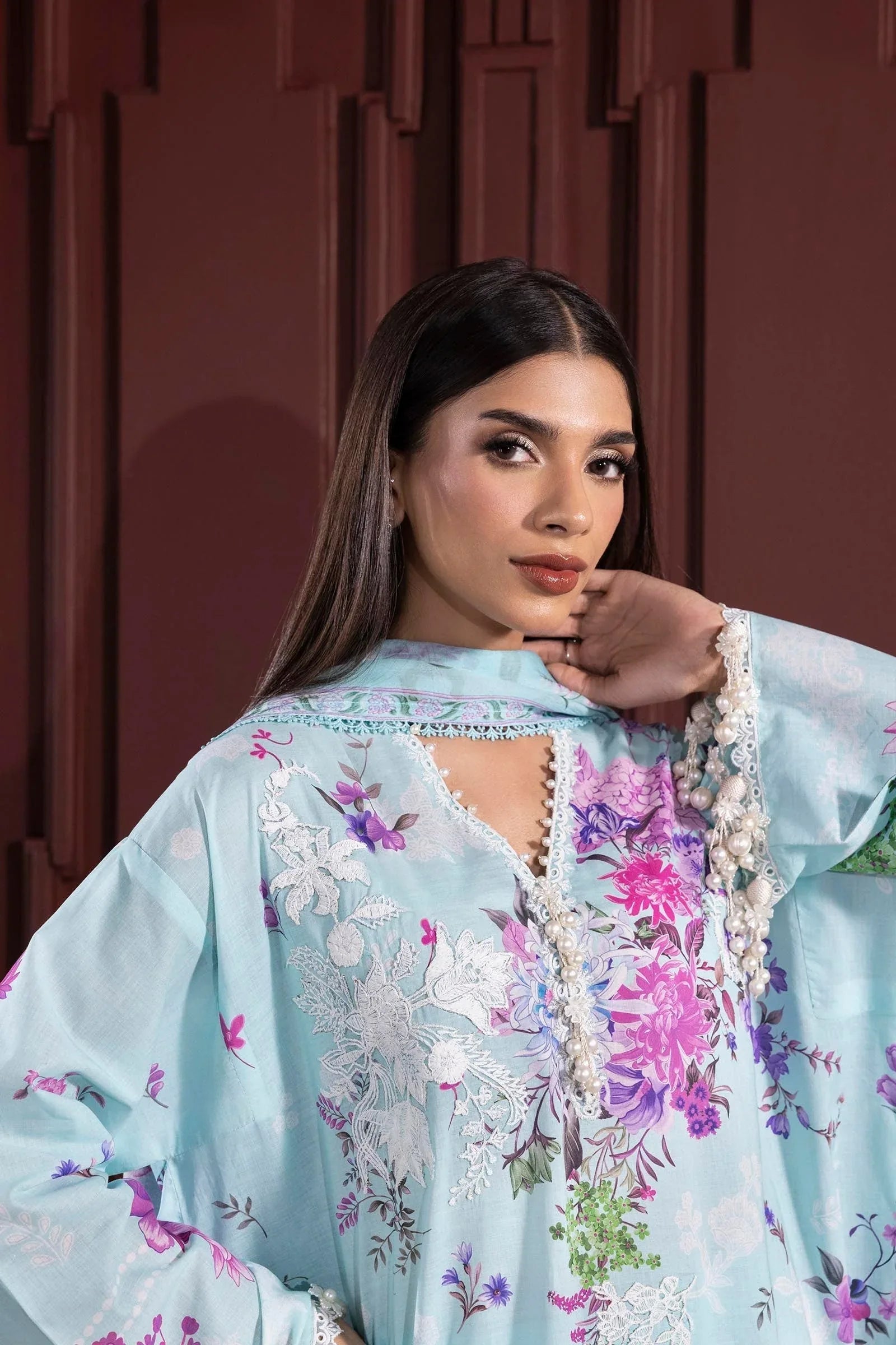 Sana Safinaz | Muzlin Spring 25 | M251-025B-3CJ - Rang-e-Khaas