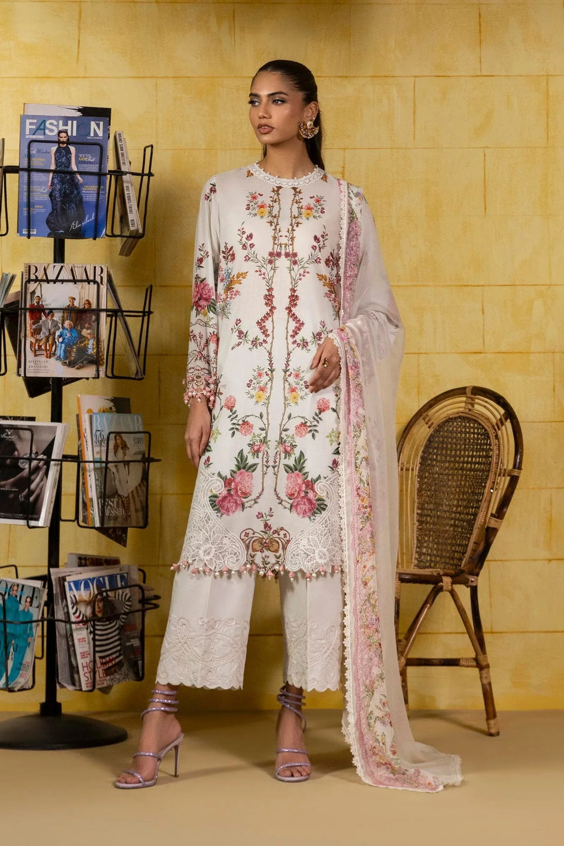 Sana Safinaz | Muzlin Spring 25 | M251-026A-3CI - Rang-e-Khaas