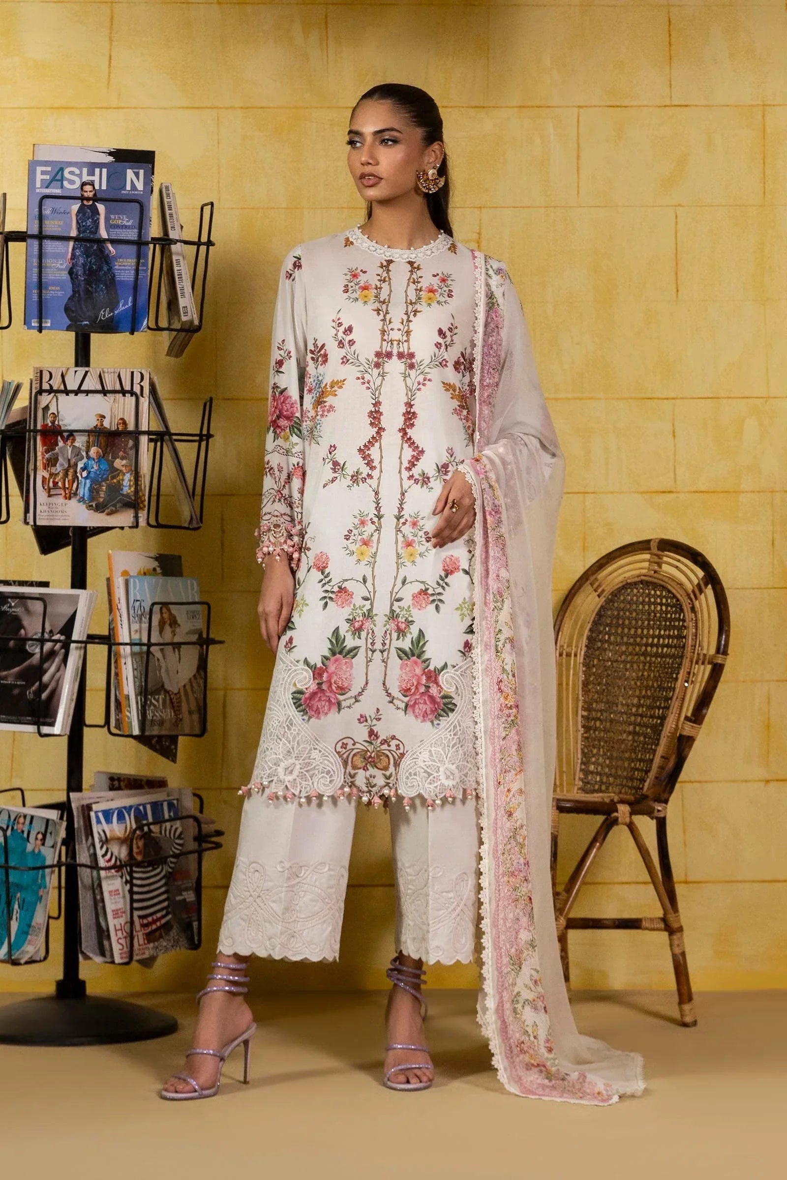 Sana Safinaz | Muzlin Spring 25 | M251-026A-3CI - Rang-e-Khaas