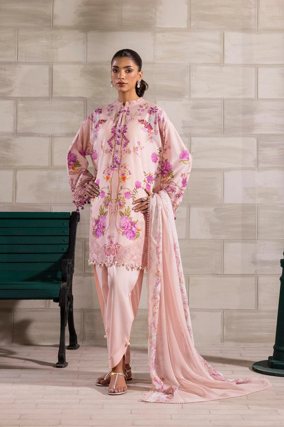 Sana Safinaz | Muzlin Spring 25 | M251-026B-3CI - Rang-e-Khaas