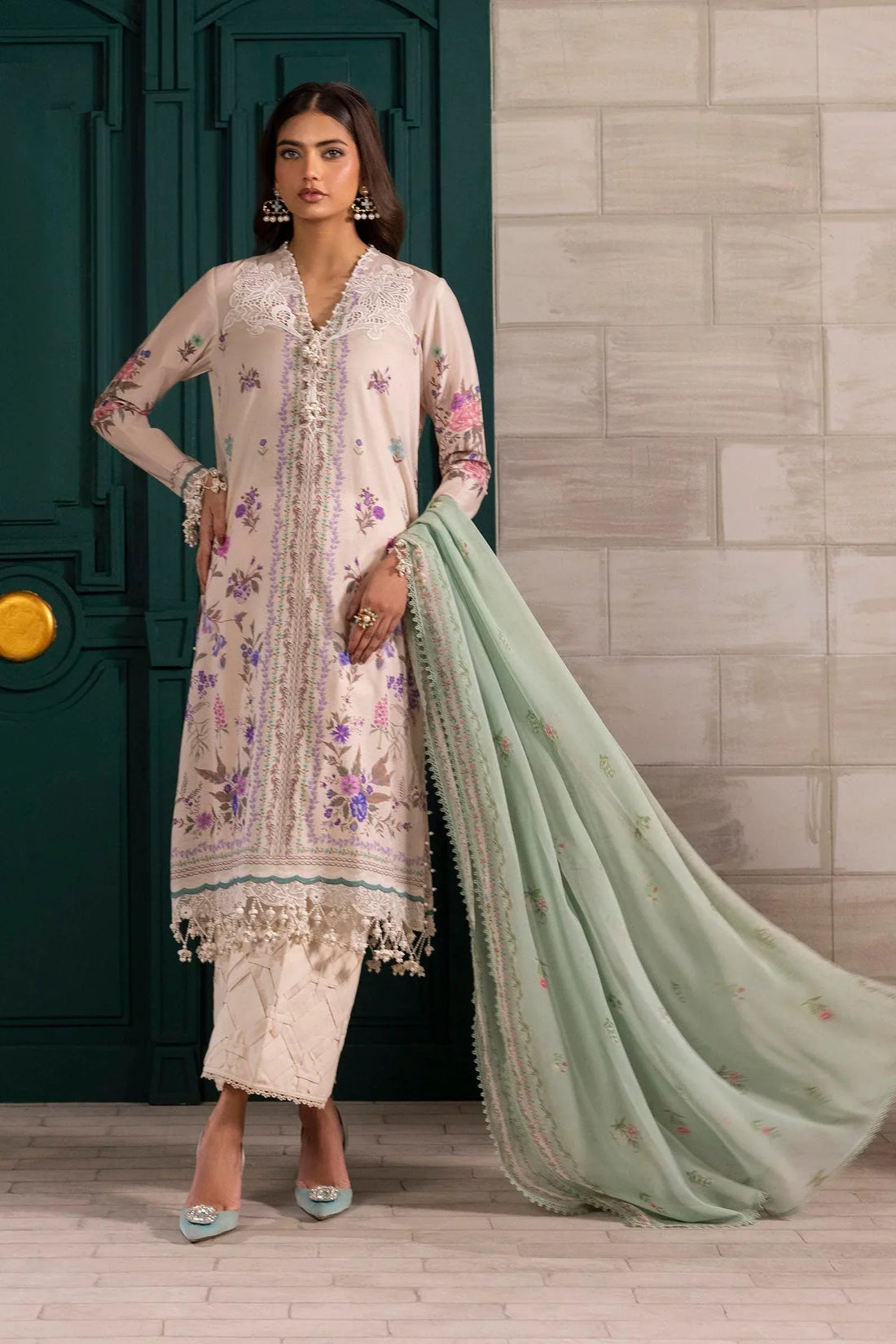 Sana Safinaz | Muzlin Spring 25 | M251-028A-3CI - Rang-e-Khaas