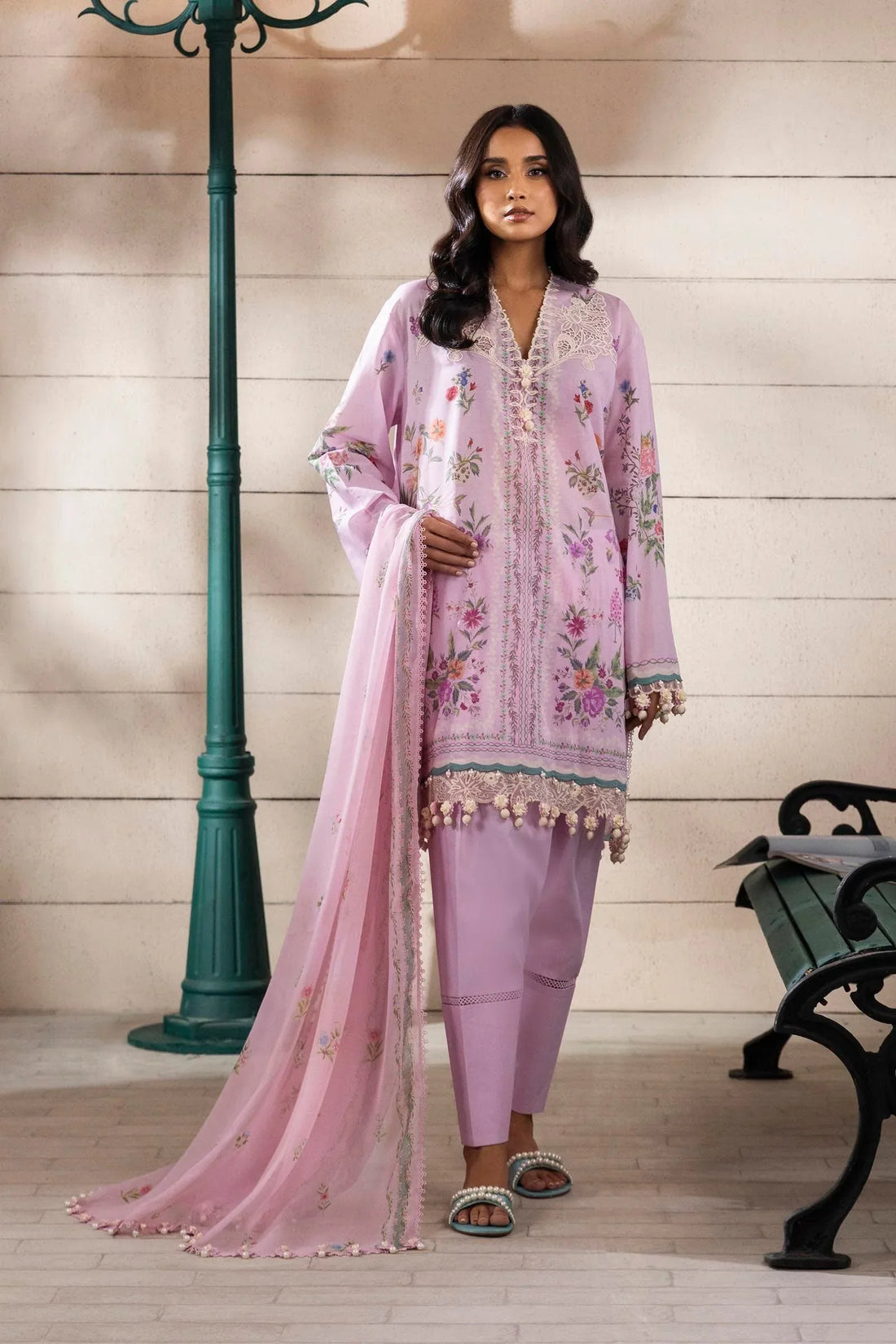 Sana Safinaz | Muzlin Spring 25 | M251-028B-3CI - Rang-e-Khaas