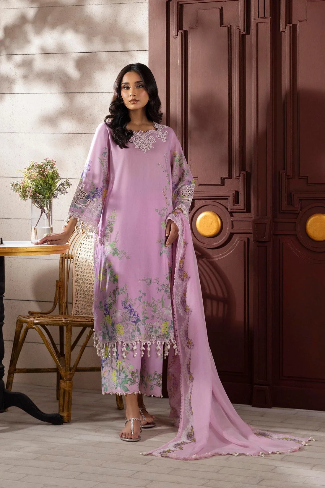 Sana Safinaz | Muzlin Spring 25 | M251-030B-3CI - Rang-e-Khaas