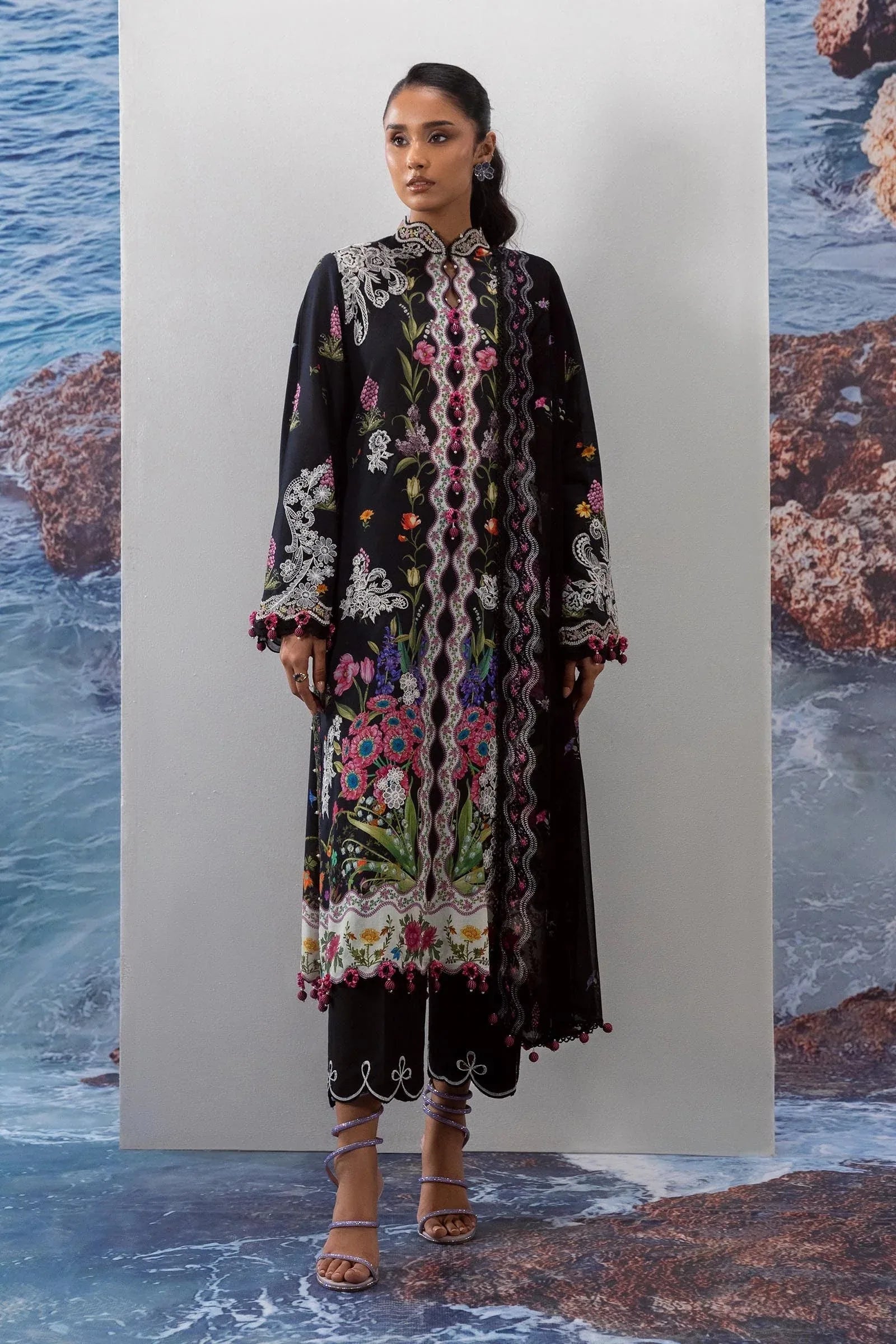 Sana Safinaz | Muzlin Summer 25 | 001A - Rang-e-Khaas