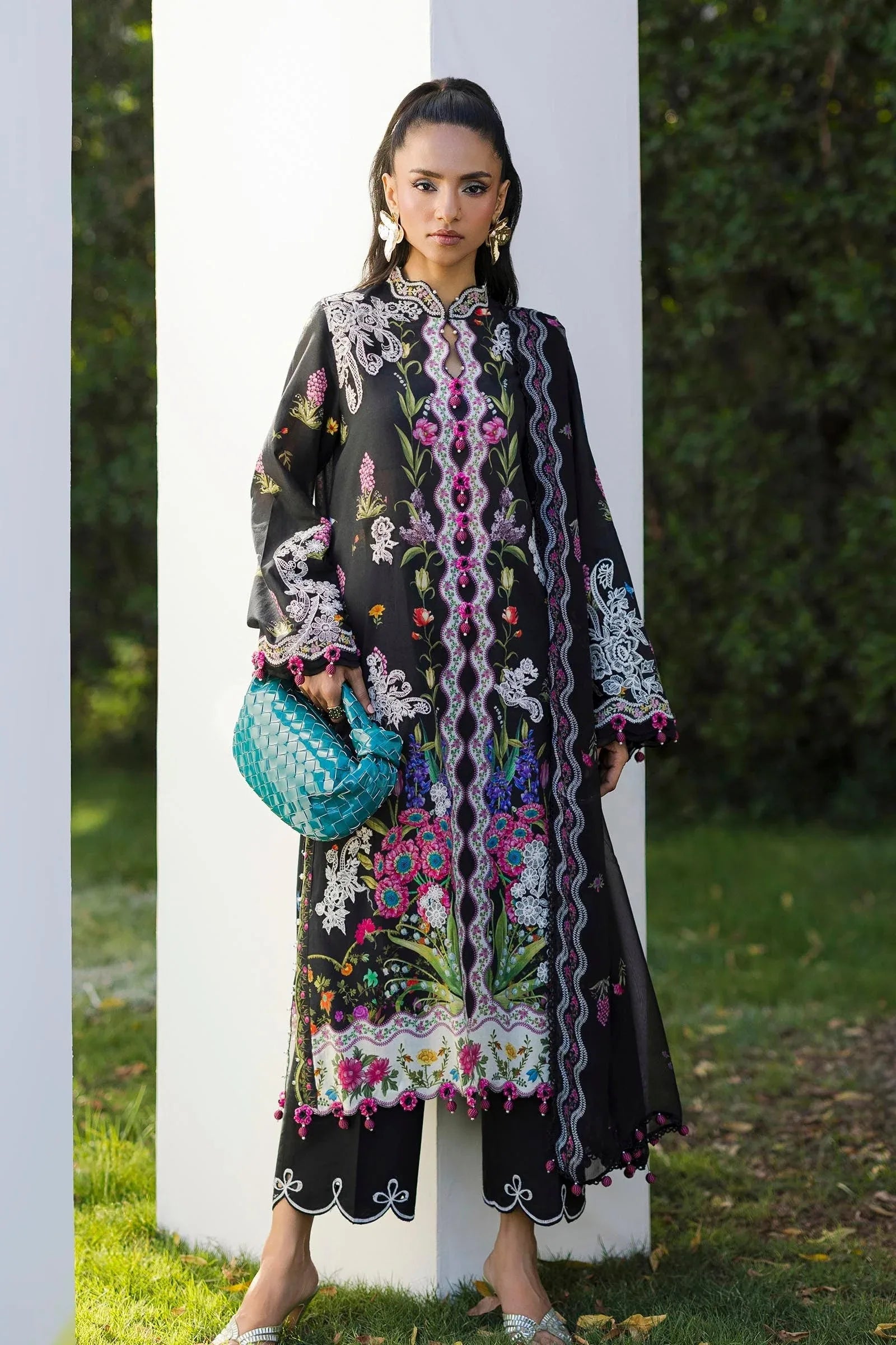 Sana Safinaz | Muzlin Summer 25 | 001A - Rang-e-Khaas