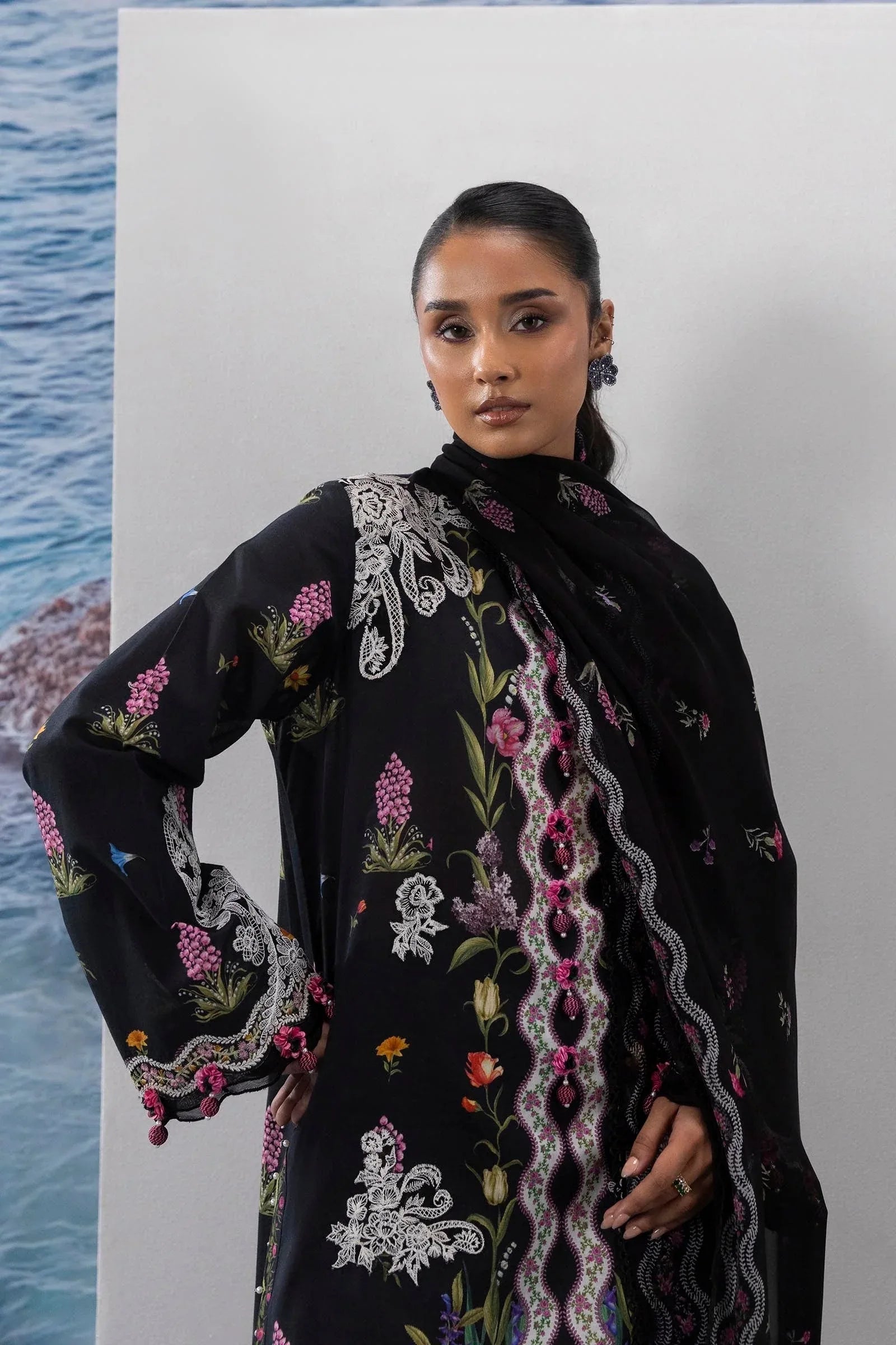 Sana Safinaz | Muzlin Summer 25 | 001A - Rang-e-Khaas