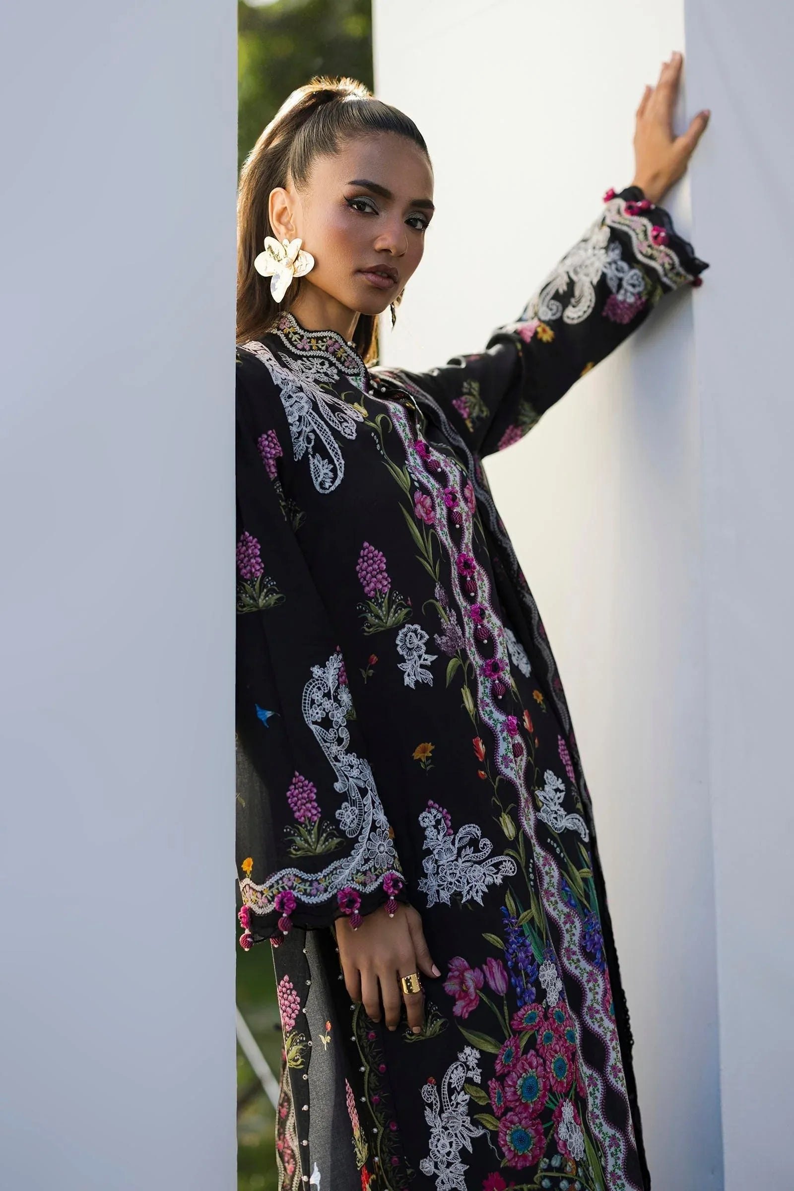 Sana Safinaz | Muzlin Summer 25 | 001A - Rang-e-Khaas