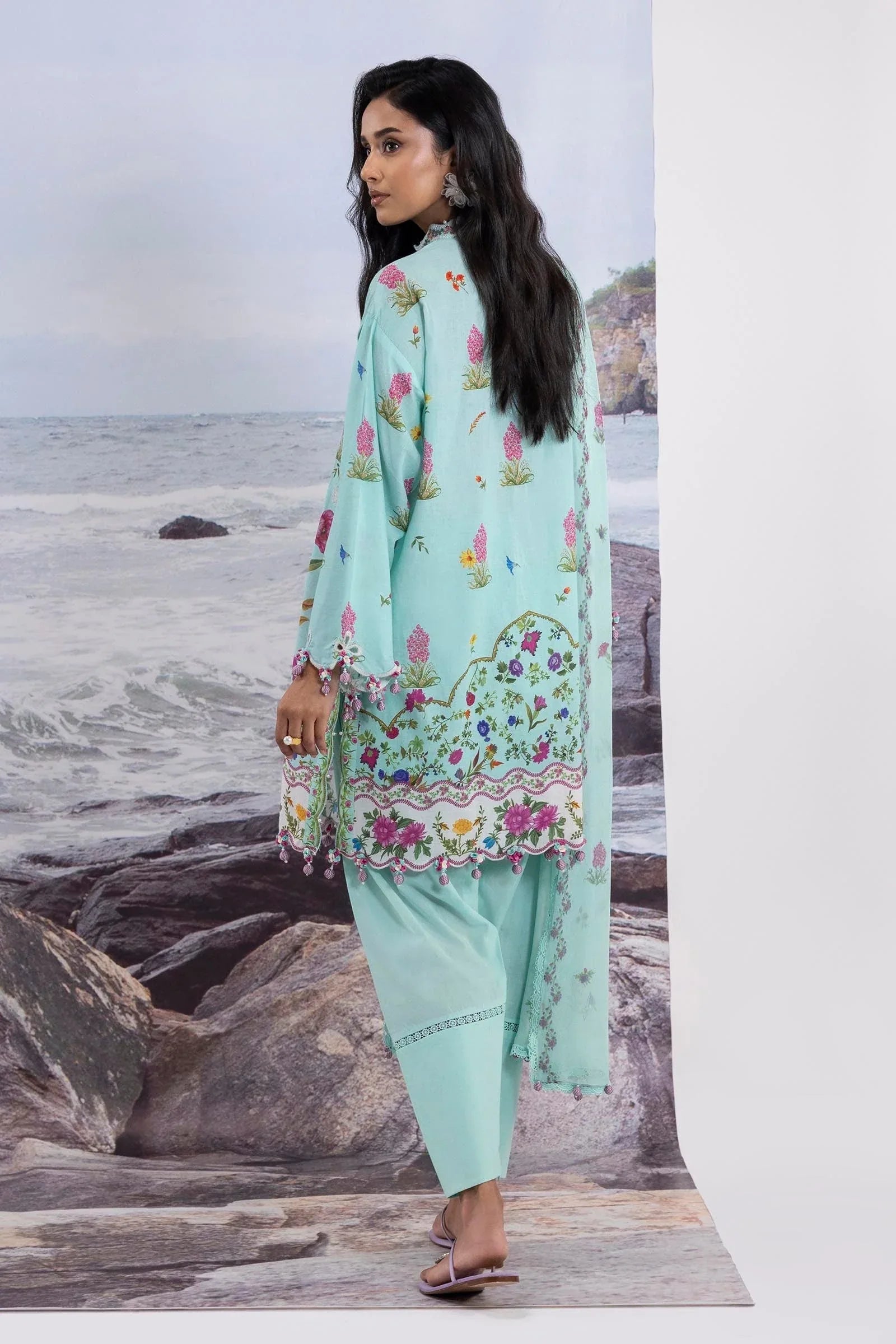 Sana Safinaz | Muzlin Summer 25 | 001B - Rang-e-Khaas