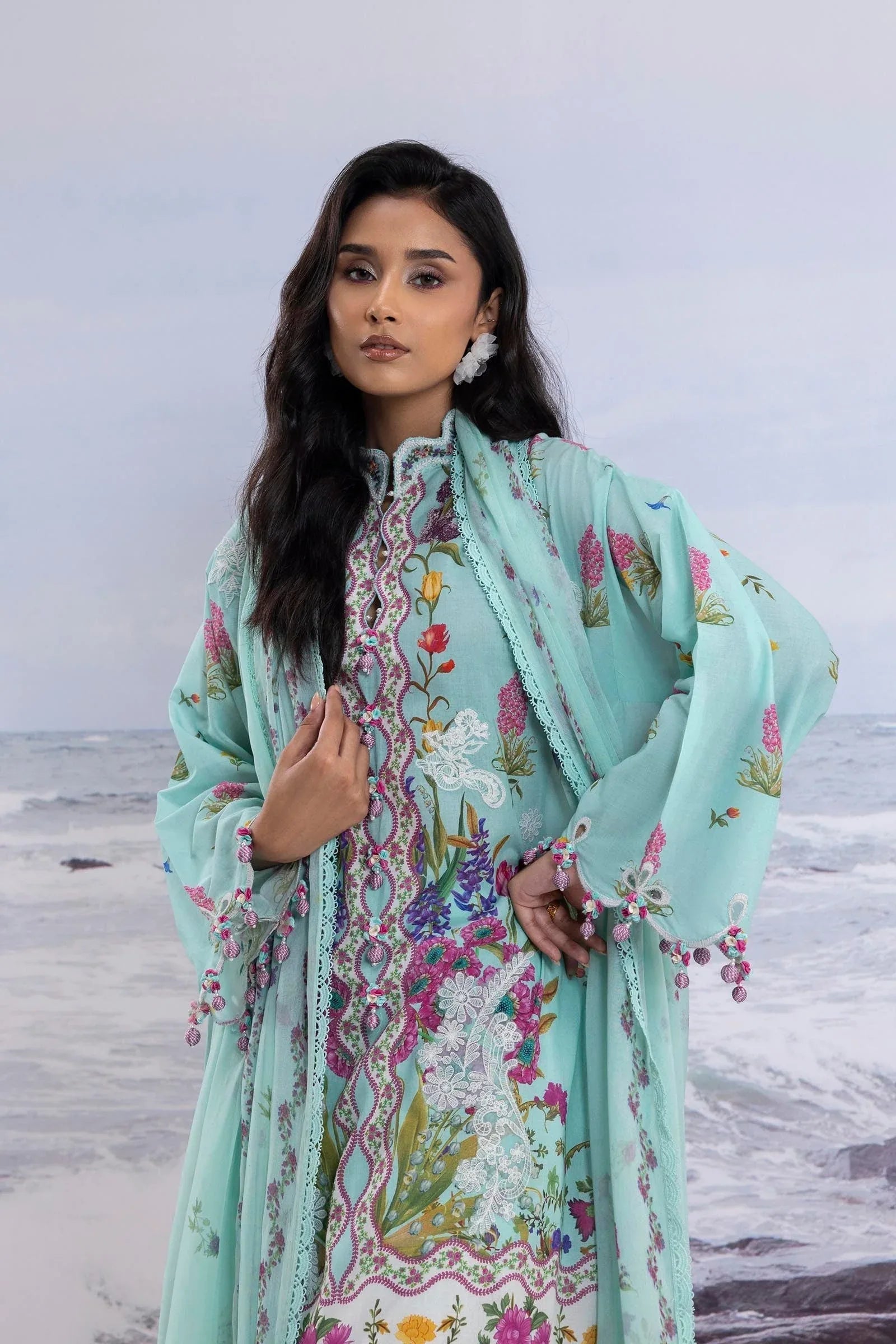 Sana Safinaz | Muzlin Summer 25 | 001B - Rang-e-Khaas