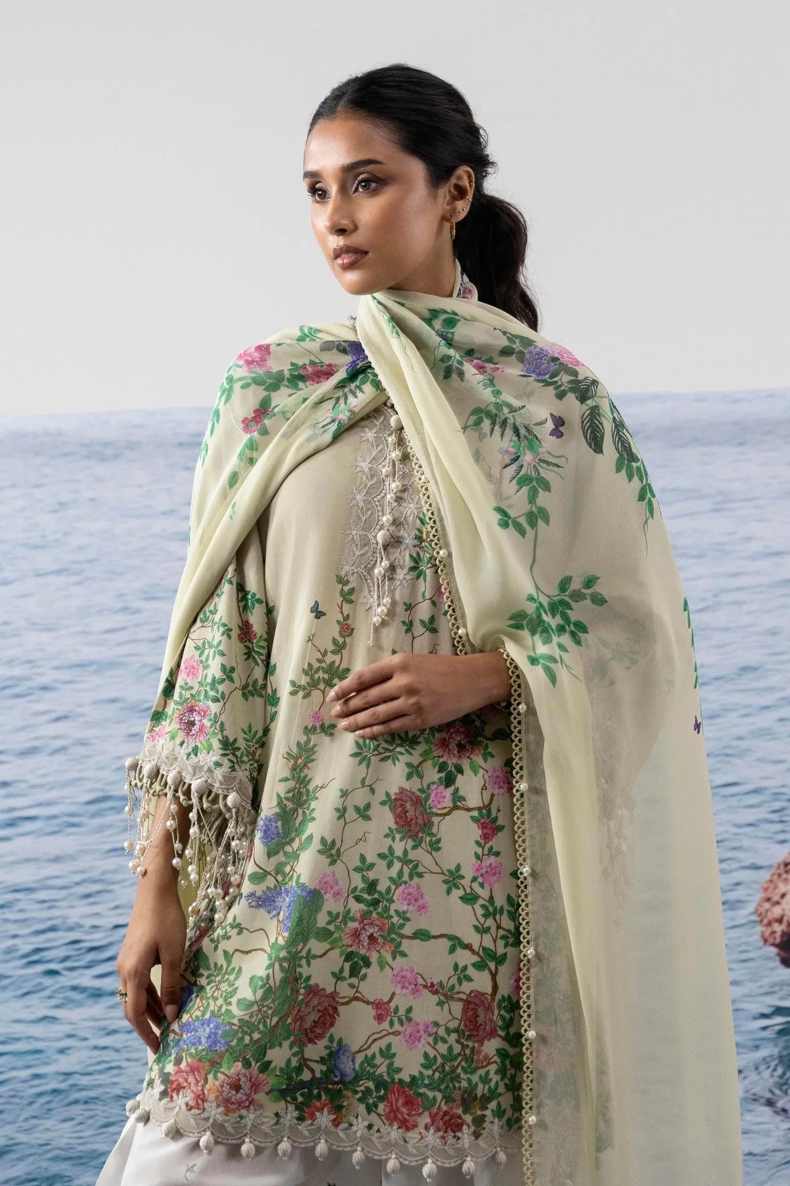 Sana Safinaz | Muzlin Summer 25 | 002B - Rang-e-Khaas