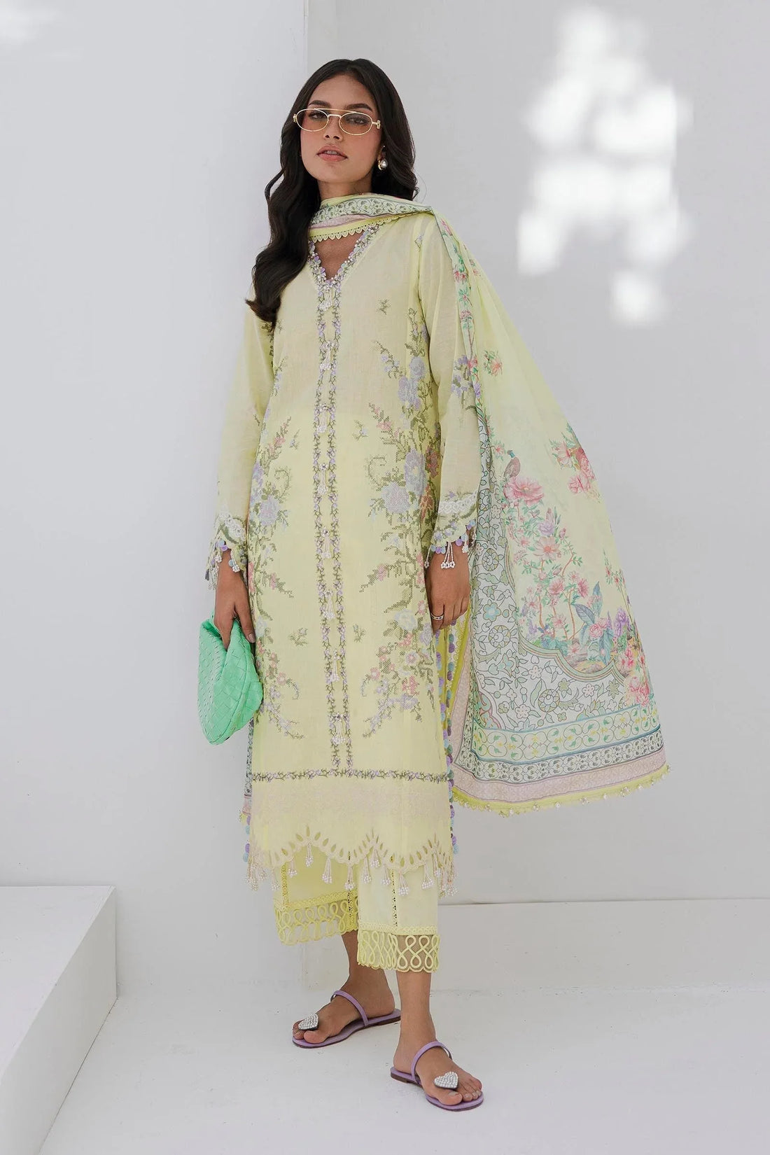 Sana Safinaz | Muzlin Summer 25 | 009A - Rang-e-Khaas