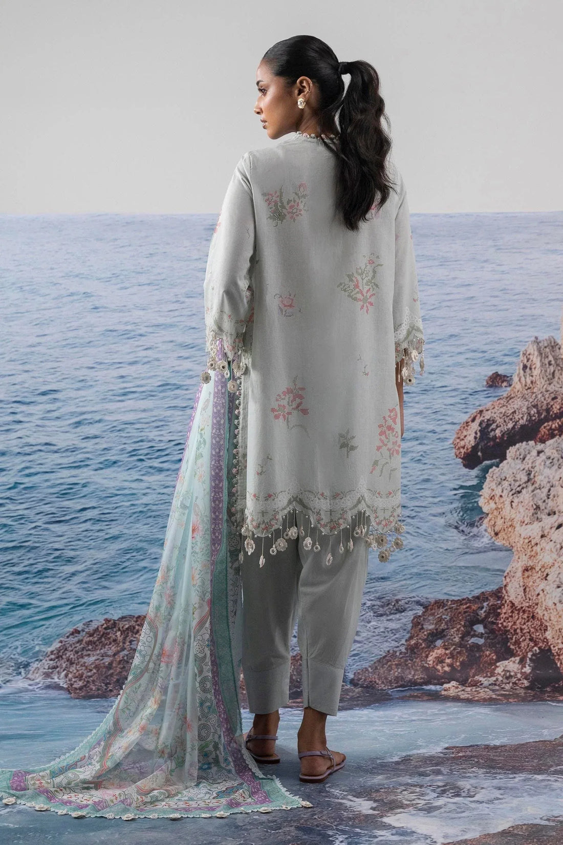 Sana Safinaz | Muzlin Summer 25 | 009B - Rang-e-Khaas