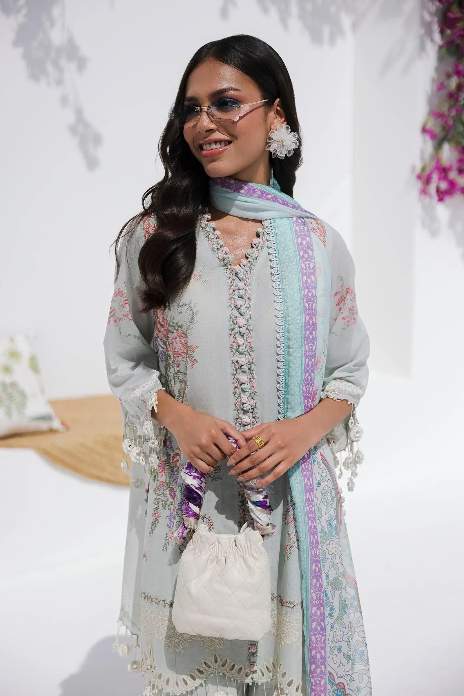 Sana Safinaz | Muzlin Summer 25 | 009B - Rang-e-Khaas