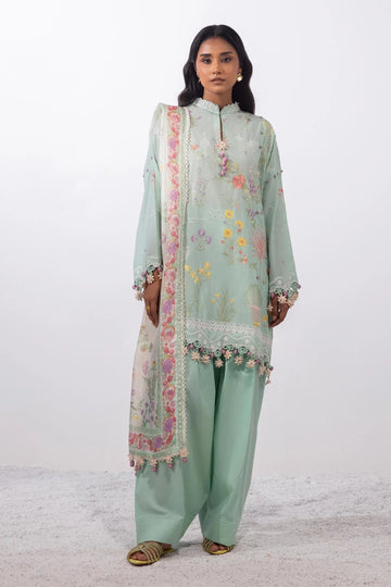 Sana Safinaz | Muzlin Summer 25 | 010A - Rang-e-Khaas