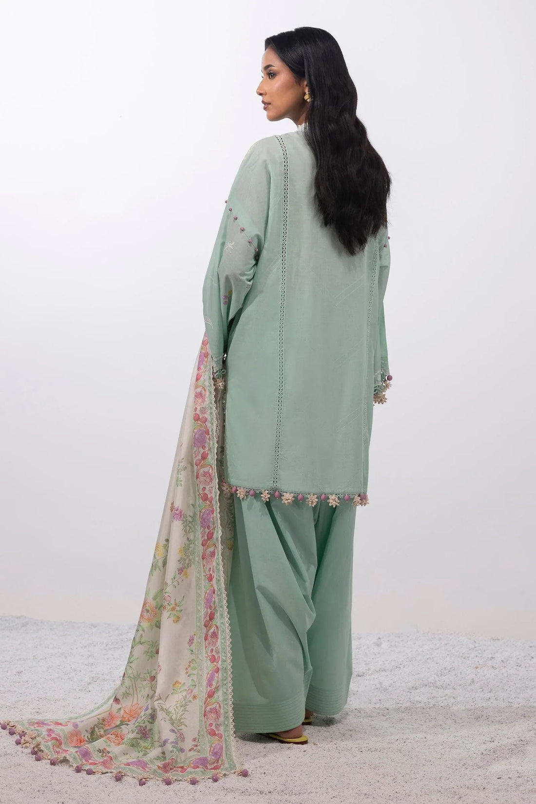 Sana Safinaz | Muzlin Summer 25 | 010A - Rang-e-Khaas
