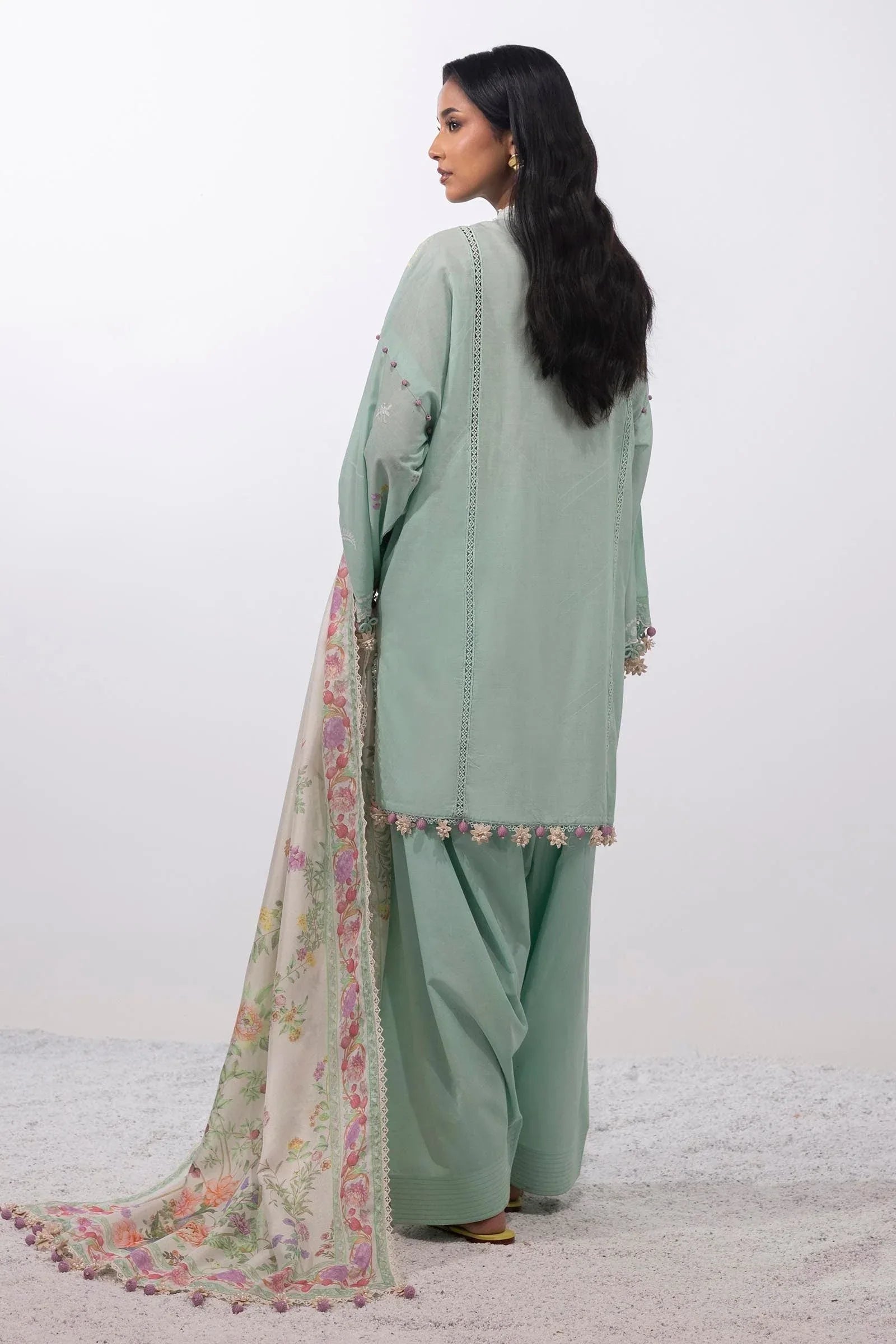 Sana Safinaz | Muzlin Summer 25 | 010A - Rang-e-Khaas