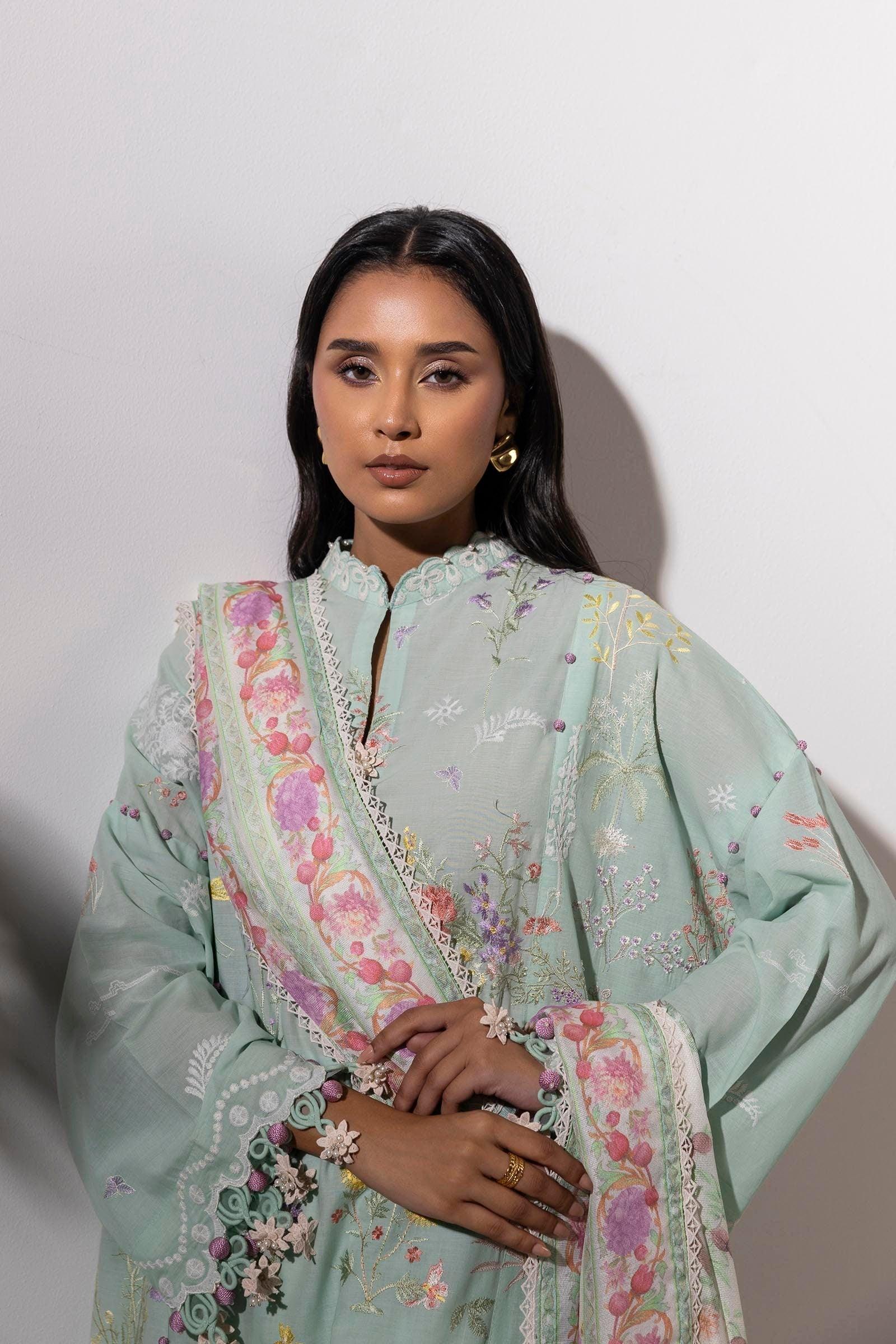 Sana Safinaz | Muzlin Summer 25 | 010A - Rang-e-Khaas