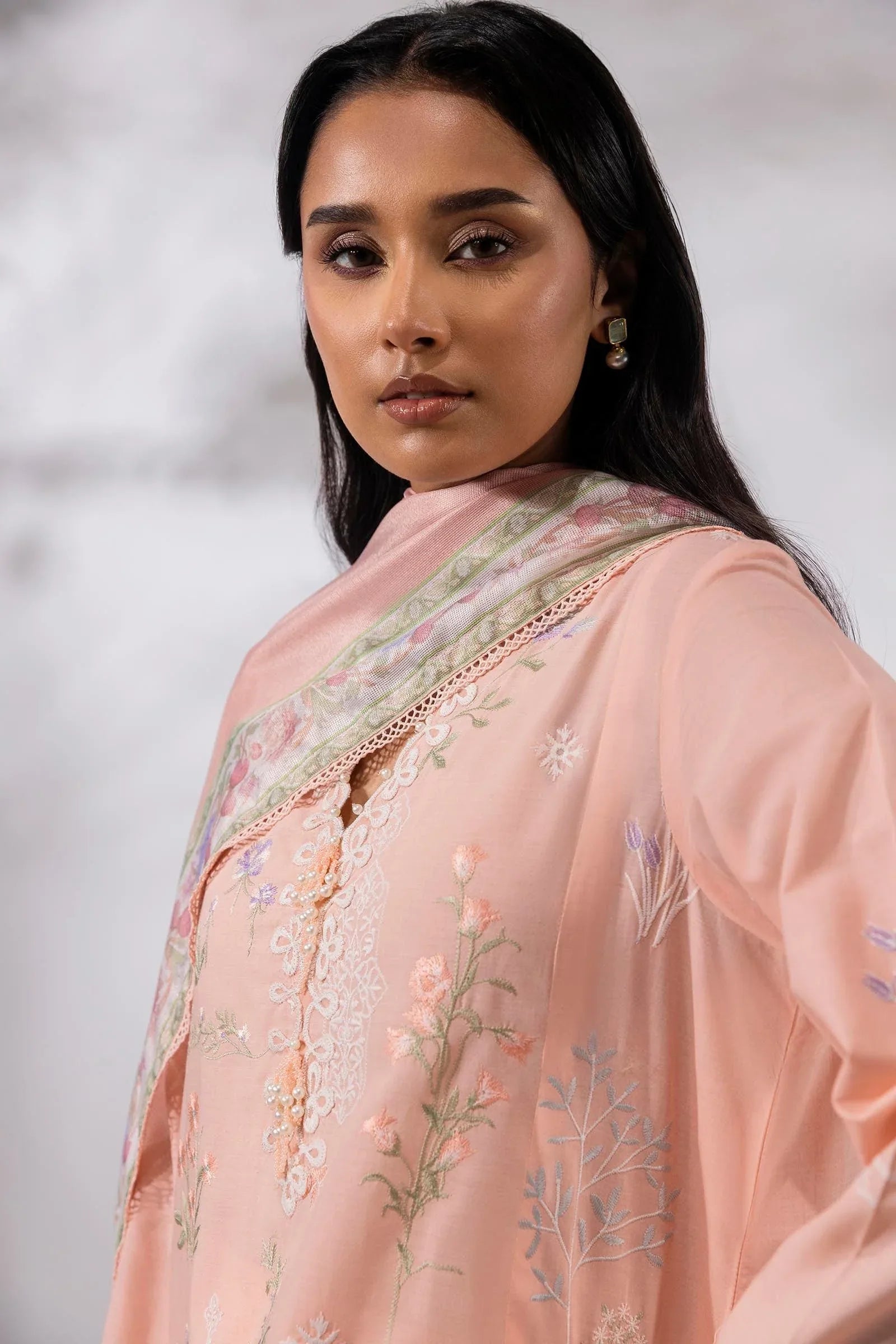 Sana Safinaz | Muzlin Summer 25 | 010B - Rang-e-Khaas