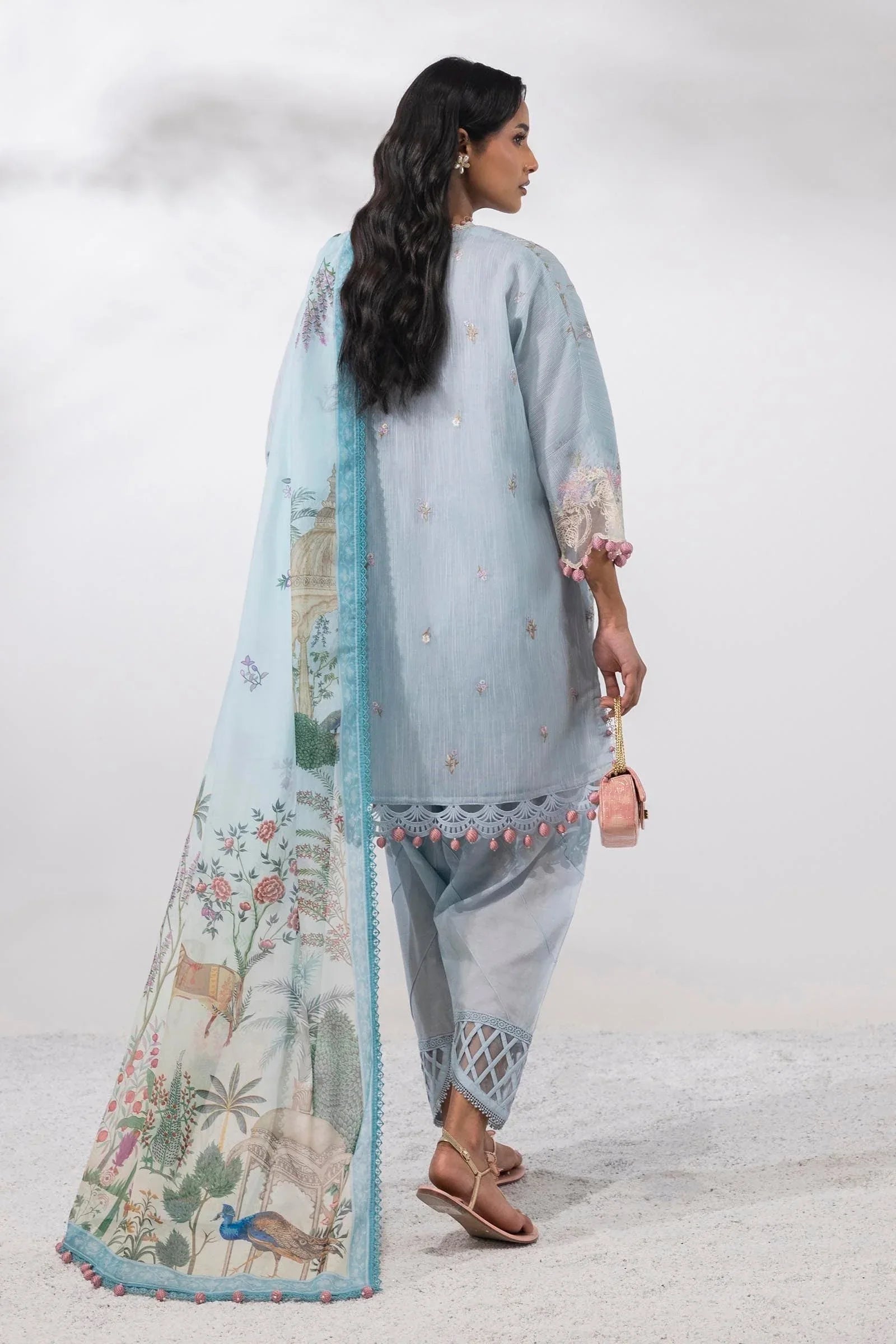 Sana Safinaz | Muzlin Summer 25 | 013A - Rang-e-Khaas
