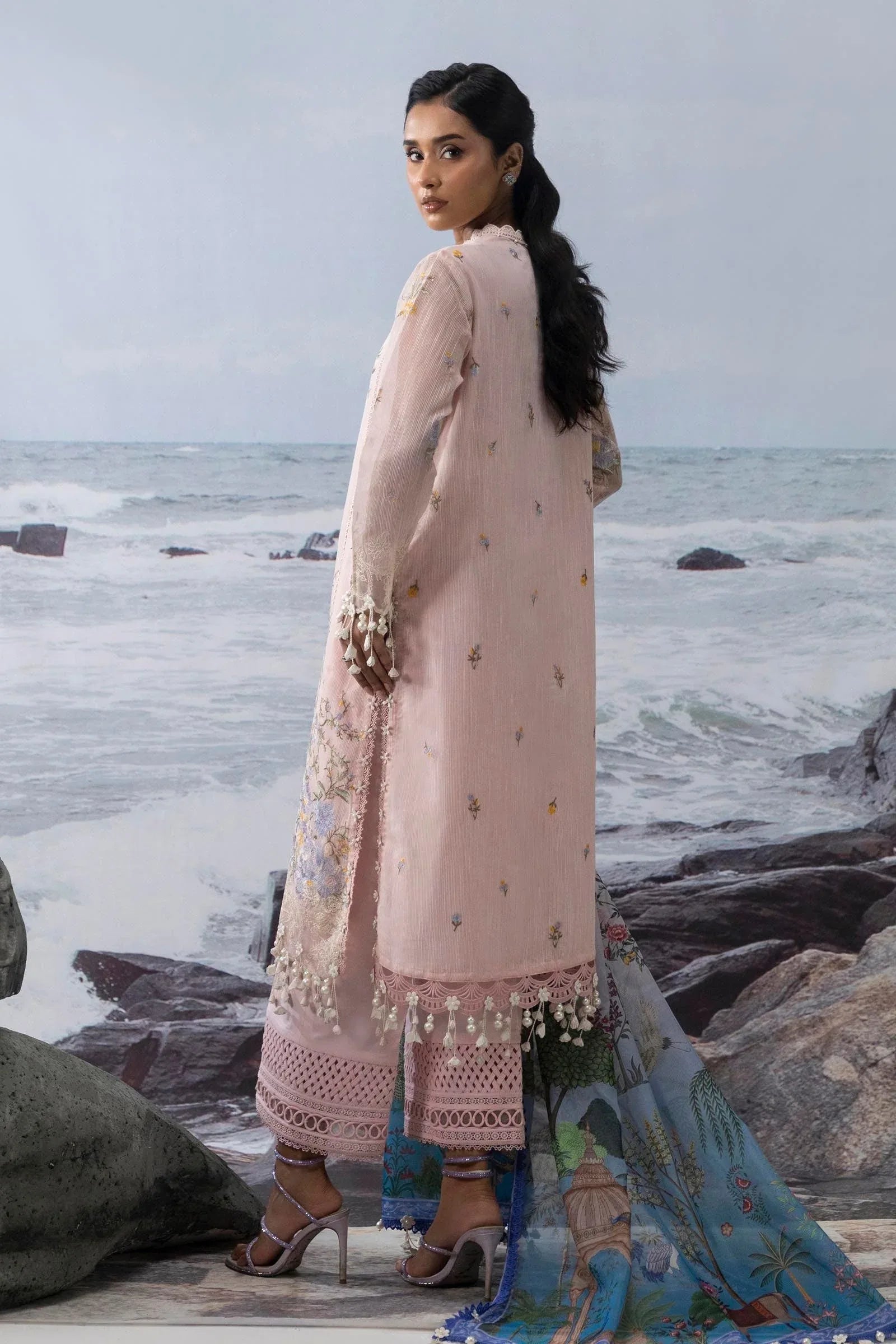 Sana Safinaz | Muzlin Summer 25 | 013B - Rang-e-Khaas