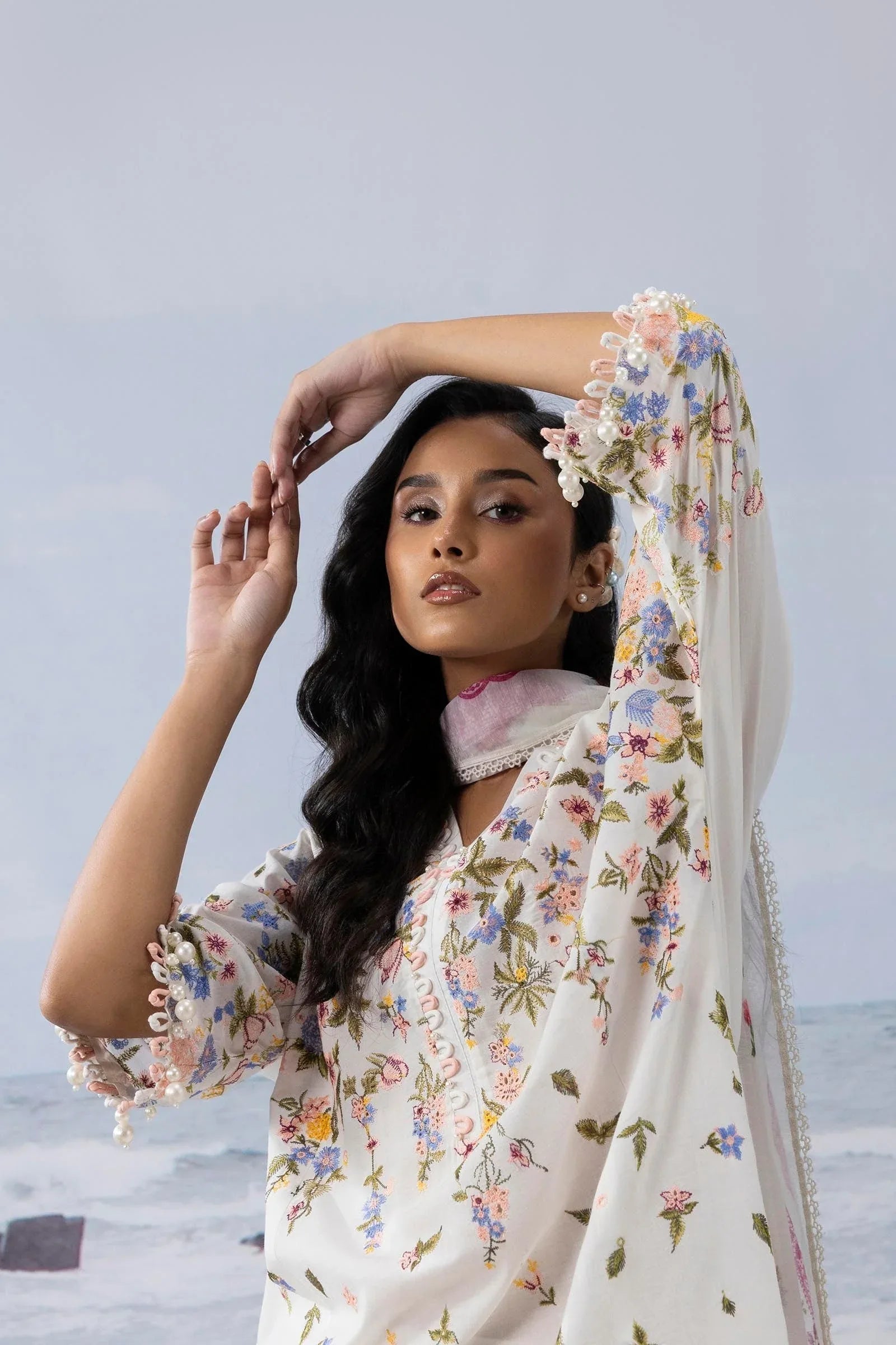 Sana Safinaz | Muzlin Summer 25 | 015A - Rang-e-Khaas