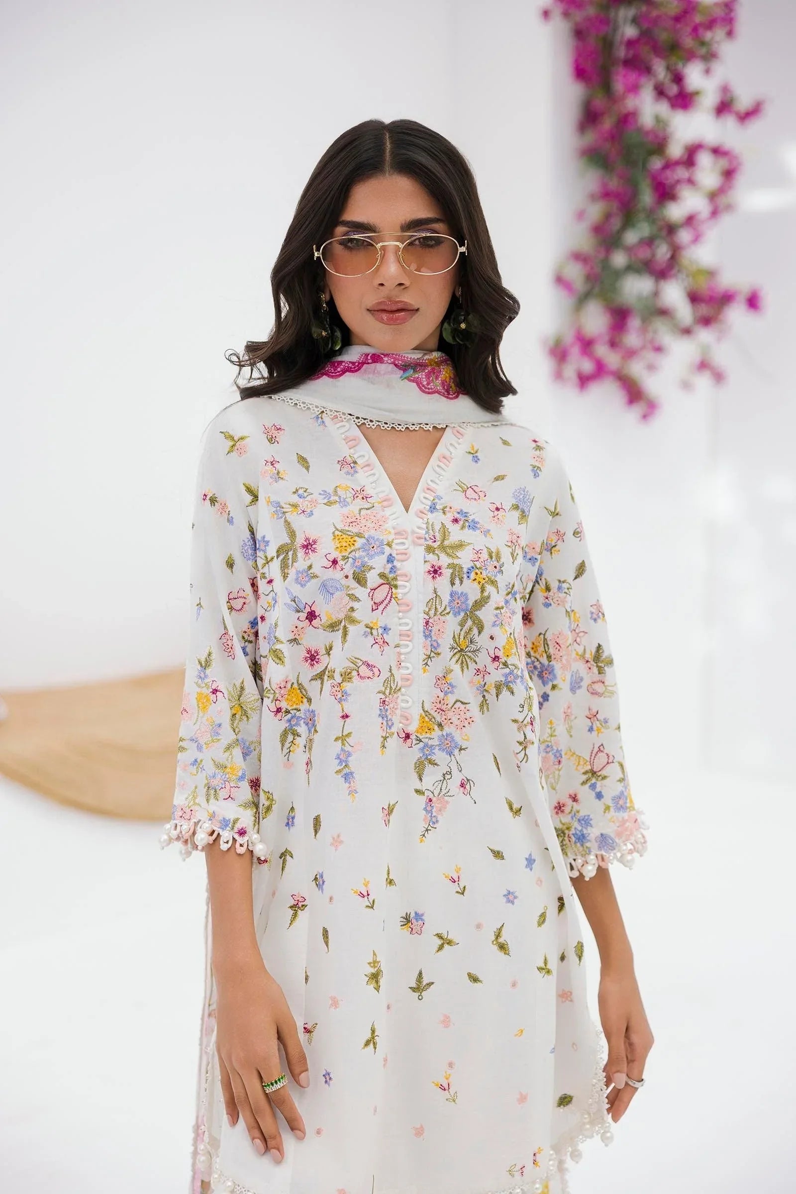 Sana Safinaz | Muzlin Summer 25 | 015A - Rang-e-Khaas