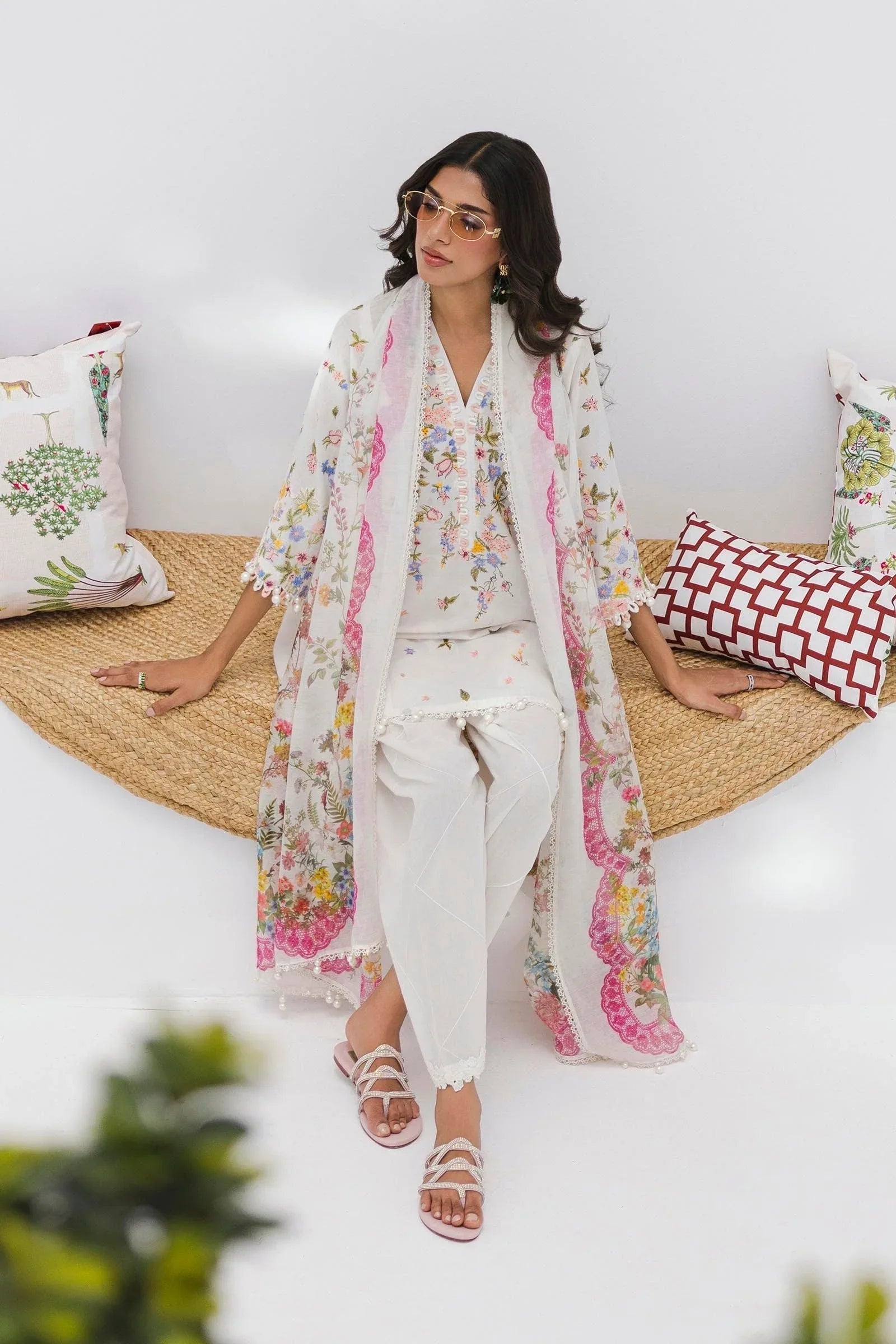 Sana Safinaz | Muzlin Summer 25 | 015A - Rang-e-Khaas