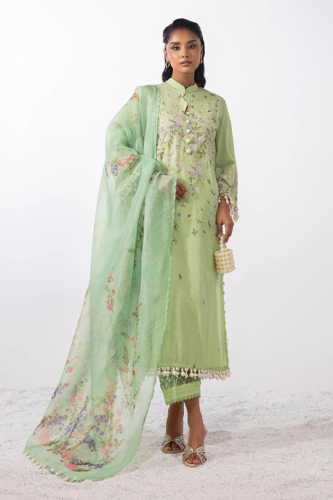 Sana Safinaz | Muzlin Summer 25 | 015B - Rang-e-Khaas