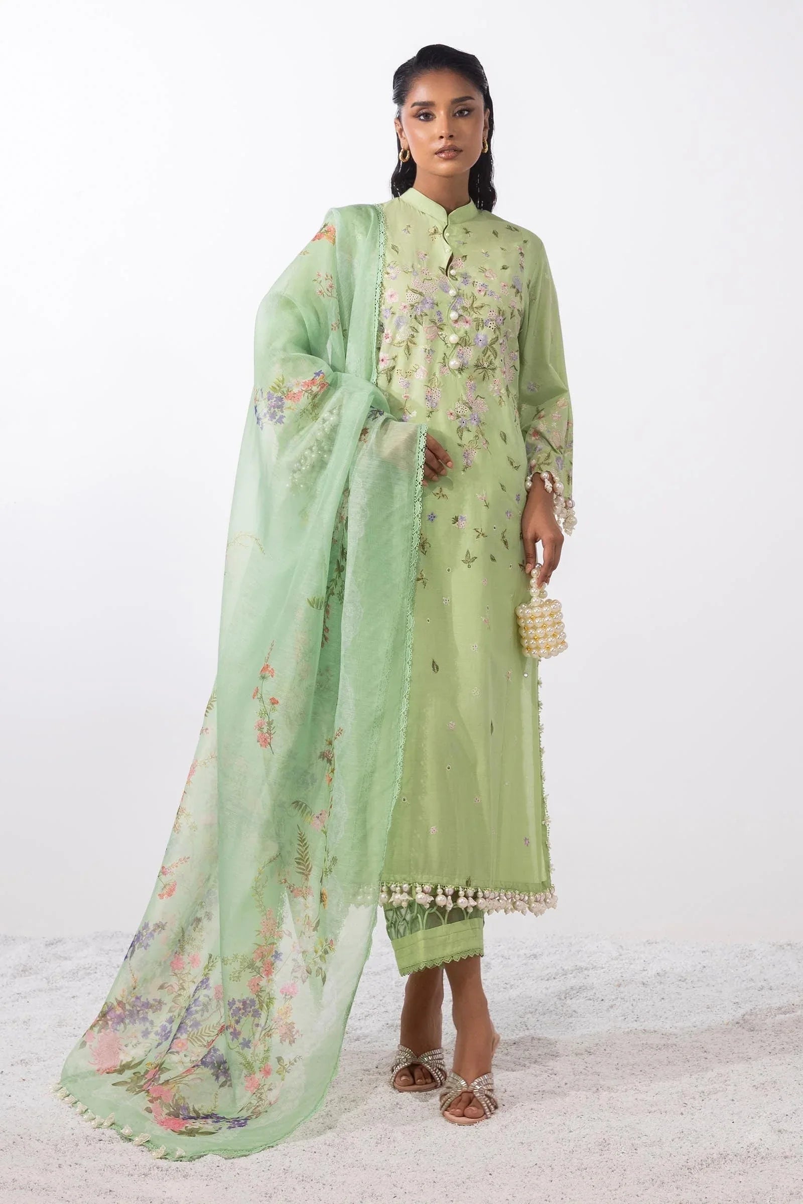 Sana Safinaz | Muzlin Summer 25 | 015B - Rang-e-Khaas