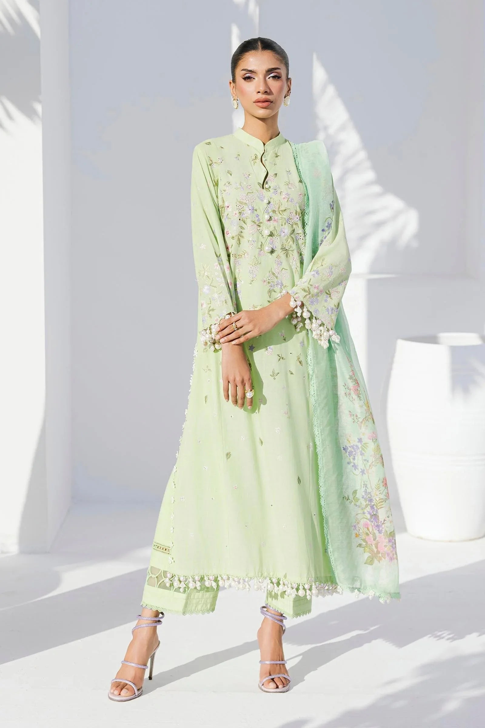 Sana Safinaz | Muzlin Summer 25 | 015B - Rang-e-Khaas
