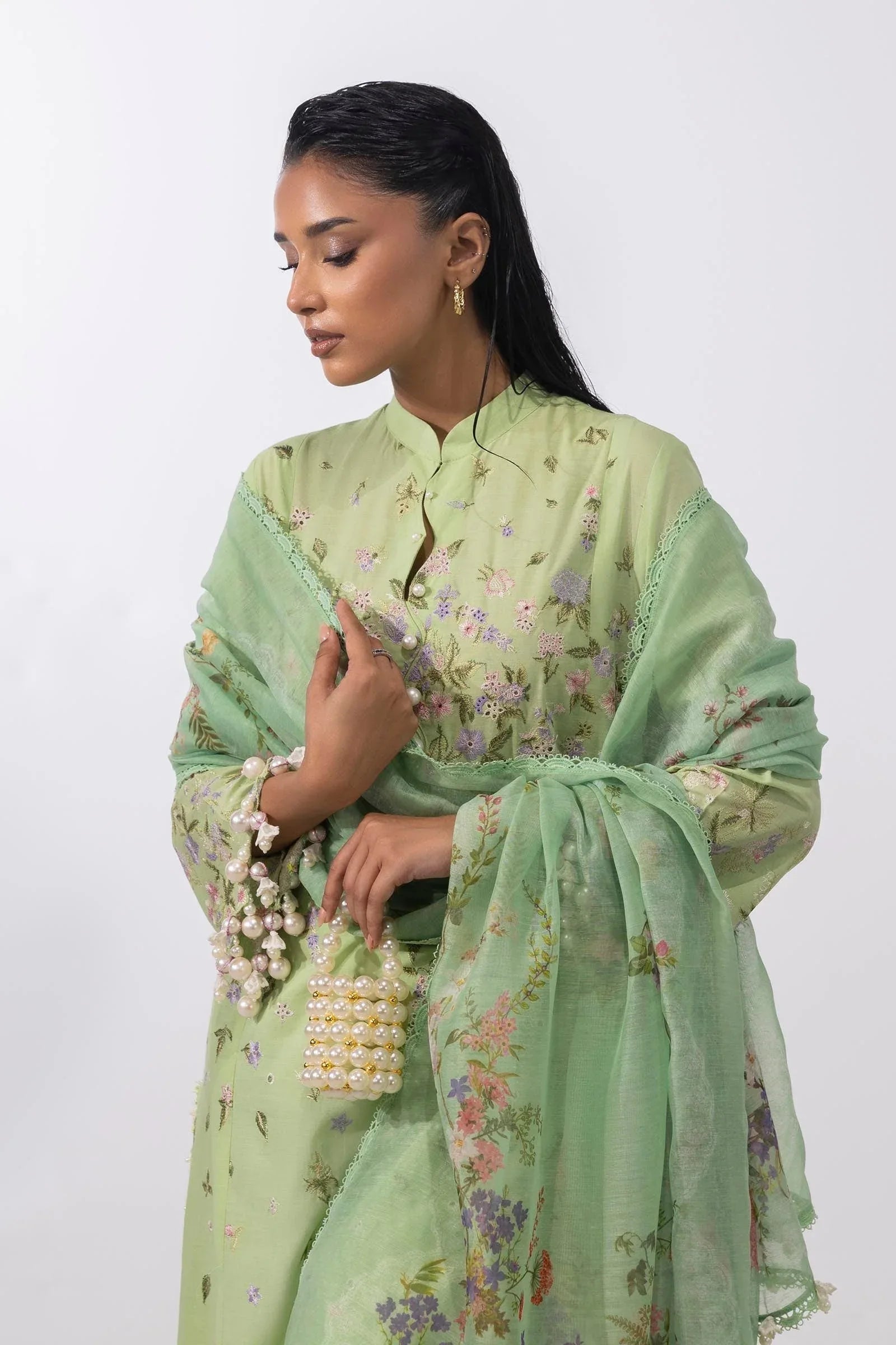 Sana Safinaz | Muzlin Summer 25 | 015B - Rang-e-Khaas
