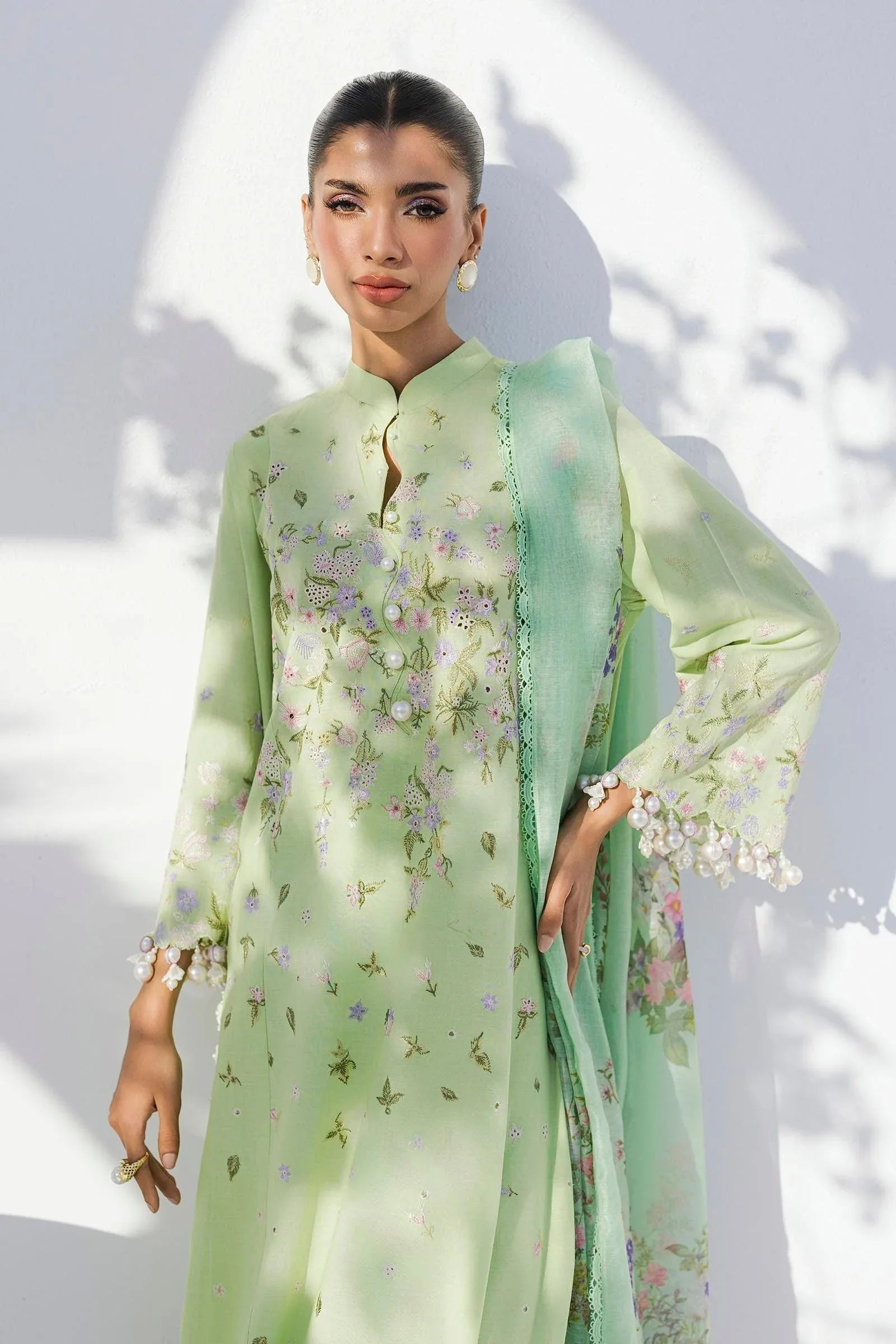 Sana Safinaz | Muzlin Summer 25 | 015B - Rang-e-Khaas