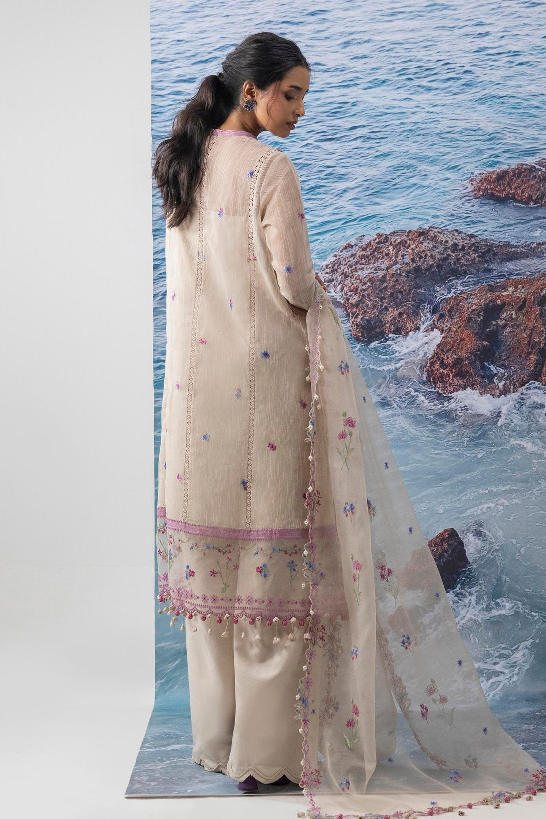 Sana Safinaz | Muzlin Summer 25 | 016A - Rang-e-Khaas