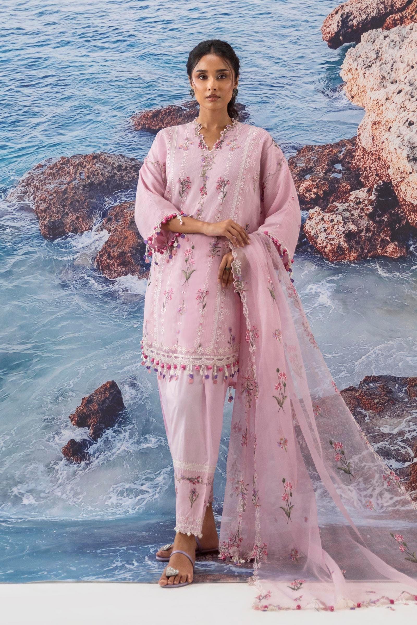 Sana Safinaz | Muzlin Summer 25 | 016B - Rang-e-Khaas