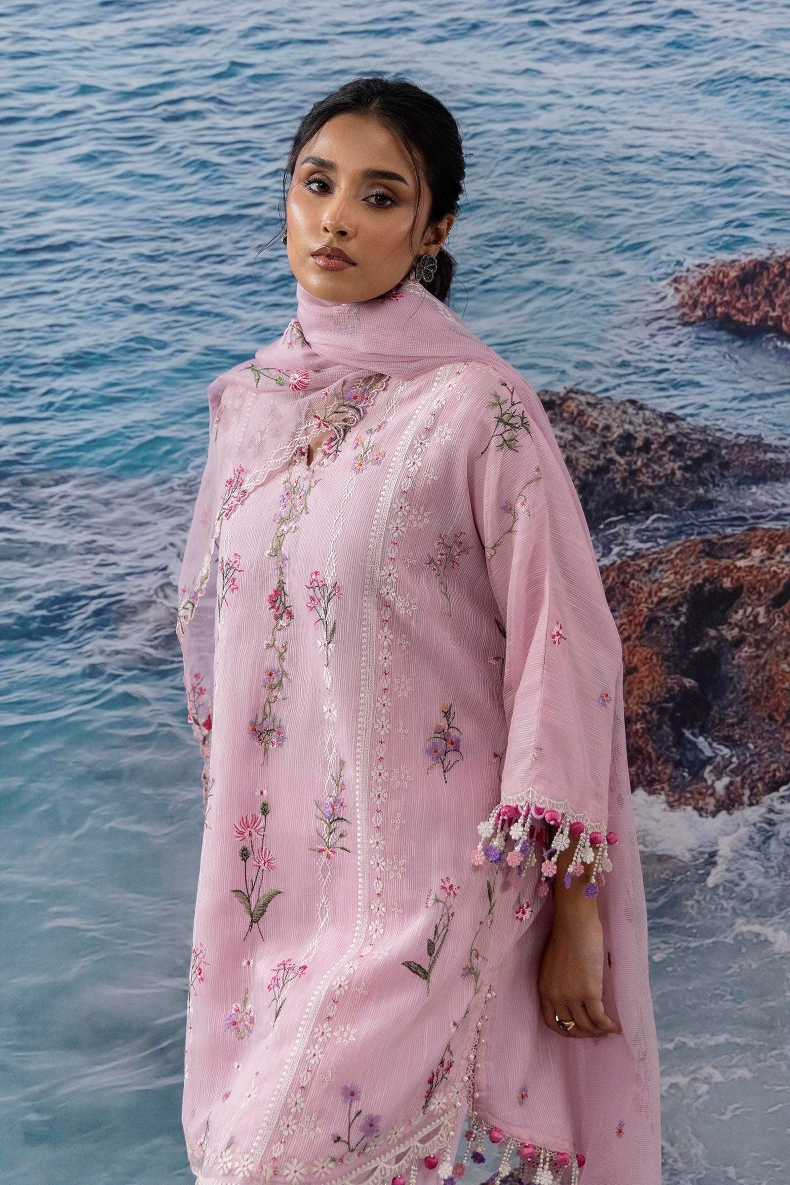 Sana Safinaz | Muzlin Summer 25 | 016B - Rang-e-Khaas