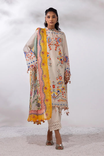Sana Safinaz | Muzlin Summer 25 | 018A - Rang-e-Khaas