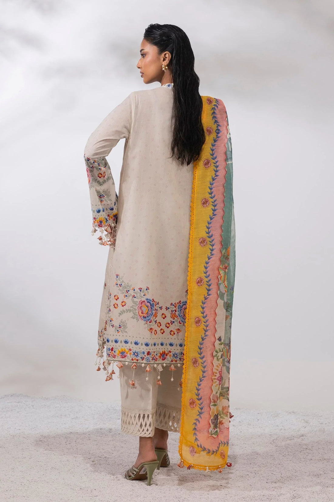 Sana Safinaz | Muzlin Summer 25 | 018A - Rang-e-Khaas