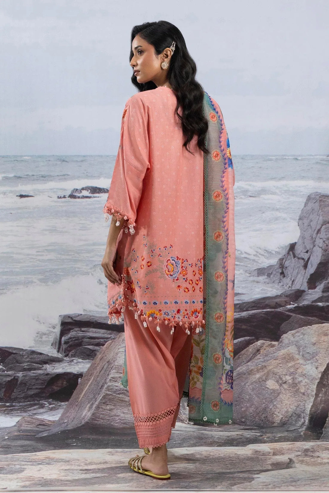 Sana Safinaz | Muzlin Summer 25 | 018B - Rang-e-Khaas