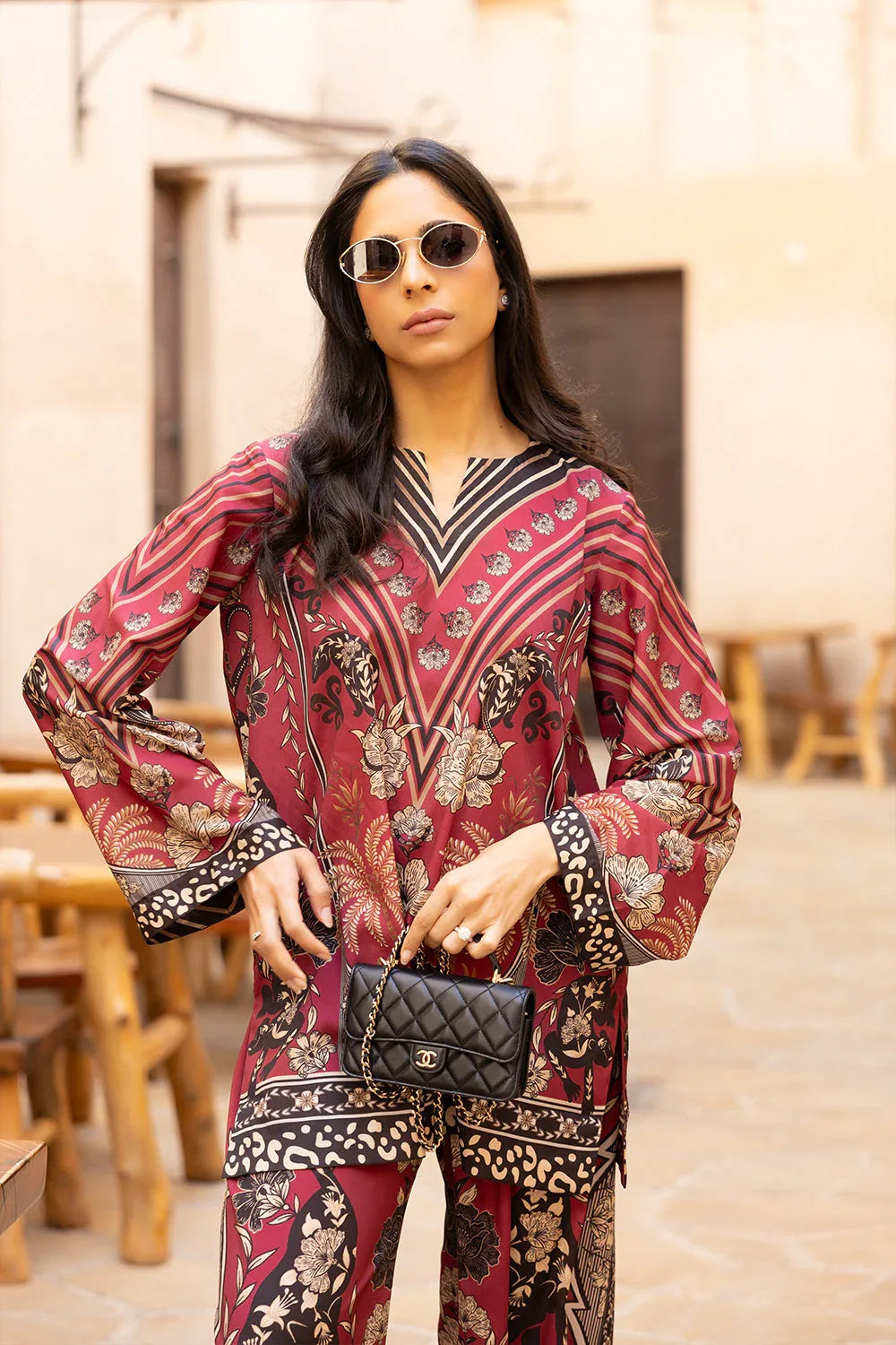 Saira Rizwan | Resort Collection 25 | ROSA-SRRC03-25 - Rang-e-Khaas