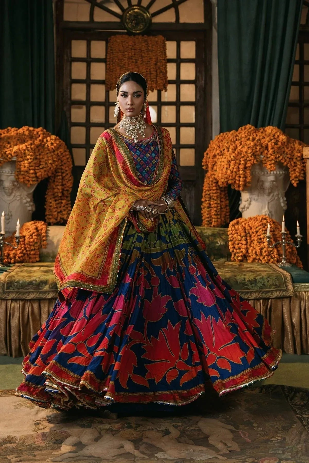 Fahad Hussayn | Lawn Banger | Maharana - Rang-e-Khaas