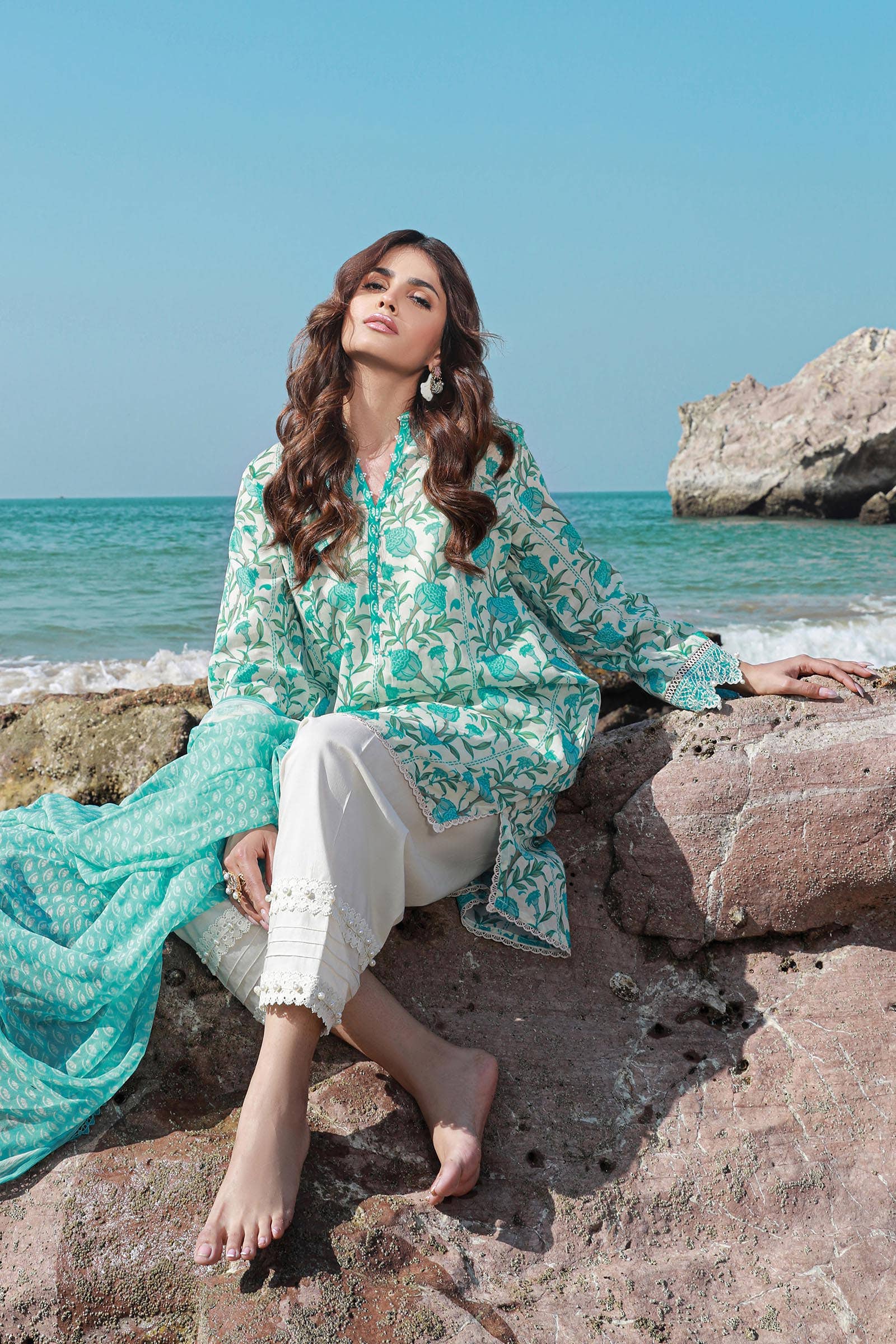 Sana Safinaz | Mahay Spring 24 | H241-002A-2BI - Rang-e-Khaas