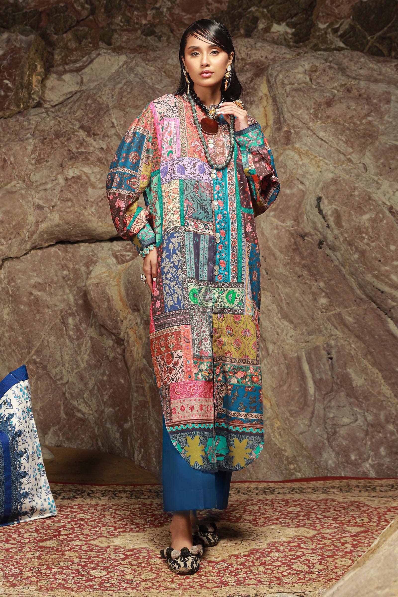 Sana Safinaz | Mahay Spring 24 | H241-014B-2C - Rang-e-Khaas