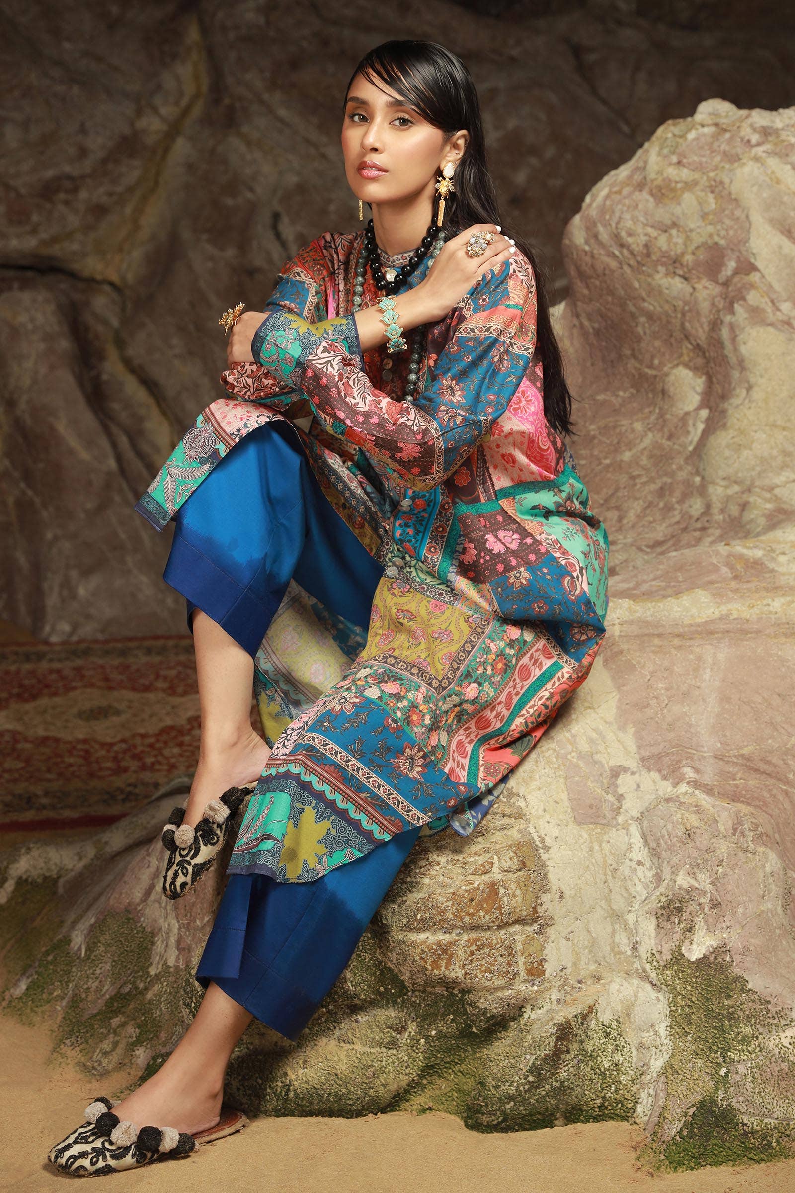 Sana Safinaz | Mahay Spring 24 | H241-014B-2C - Rang-e-Khaas