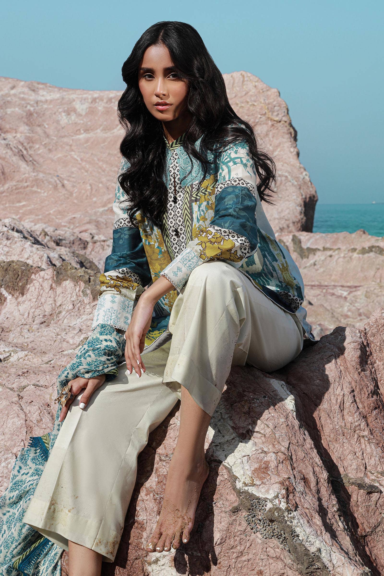 Sana Safinaz | Mahay Spring 24 | H241-015A-2I - Rang-e-Khaas