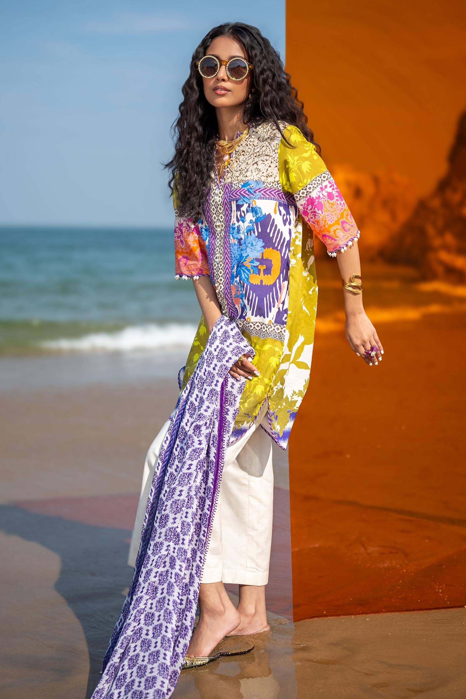 Sana Safinaz | Mahay Spring 24 | H241-015B-2I - Rang-e-Khaas