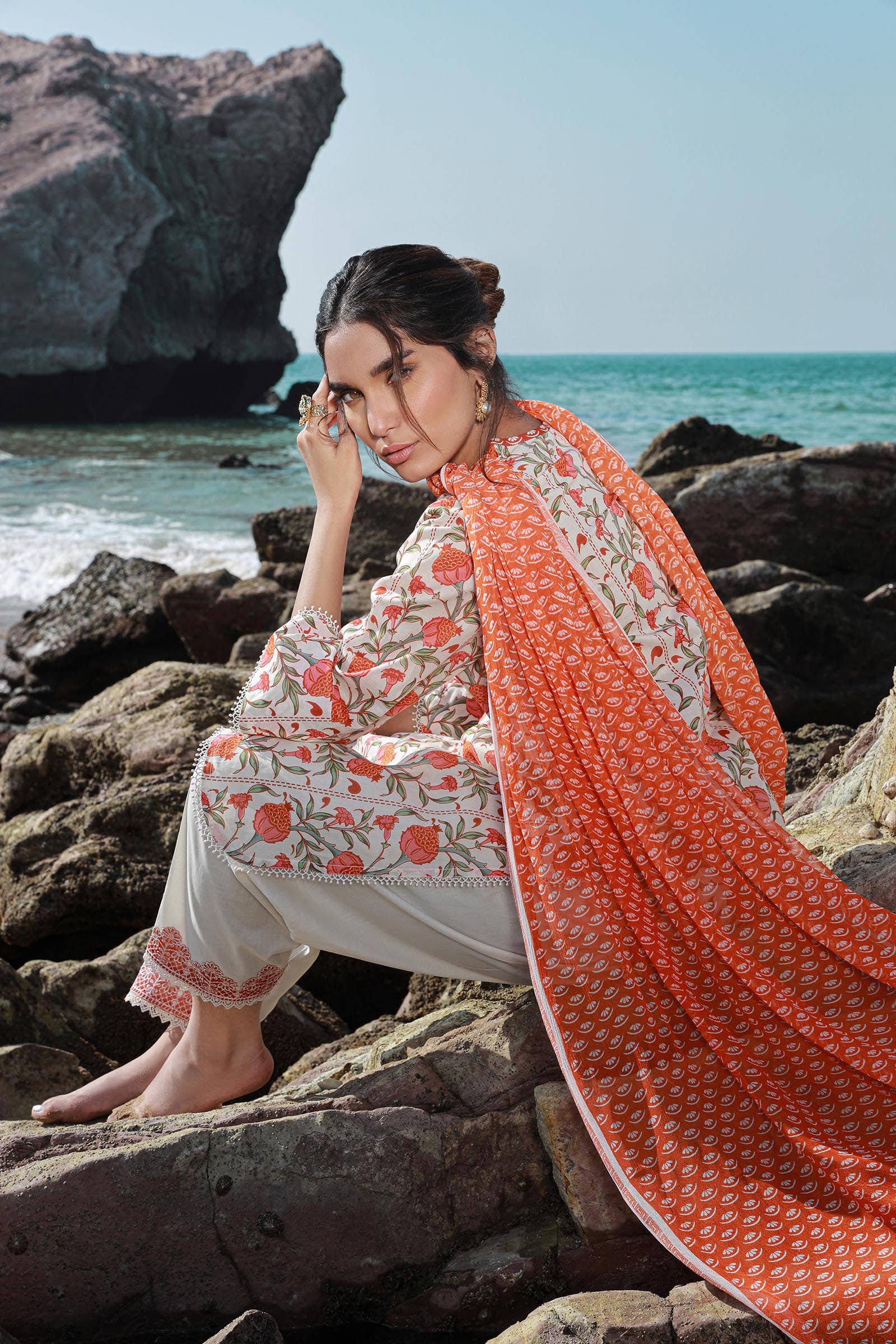 Sana Safinaz | Mahay Spring 24 | H241-002B-2BI - Rang-e-Khaas