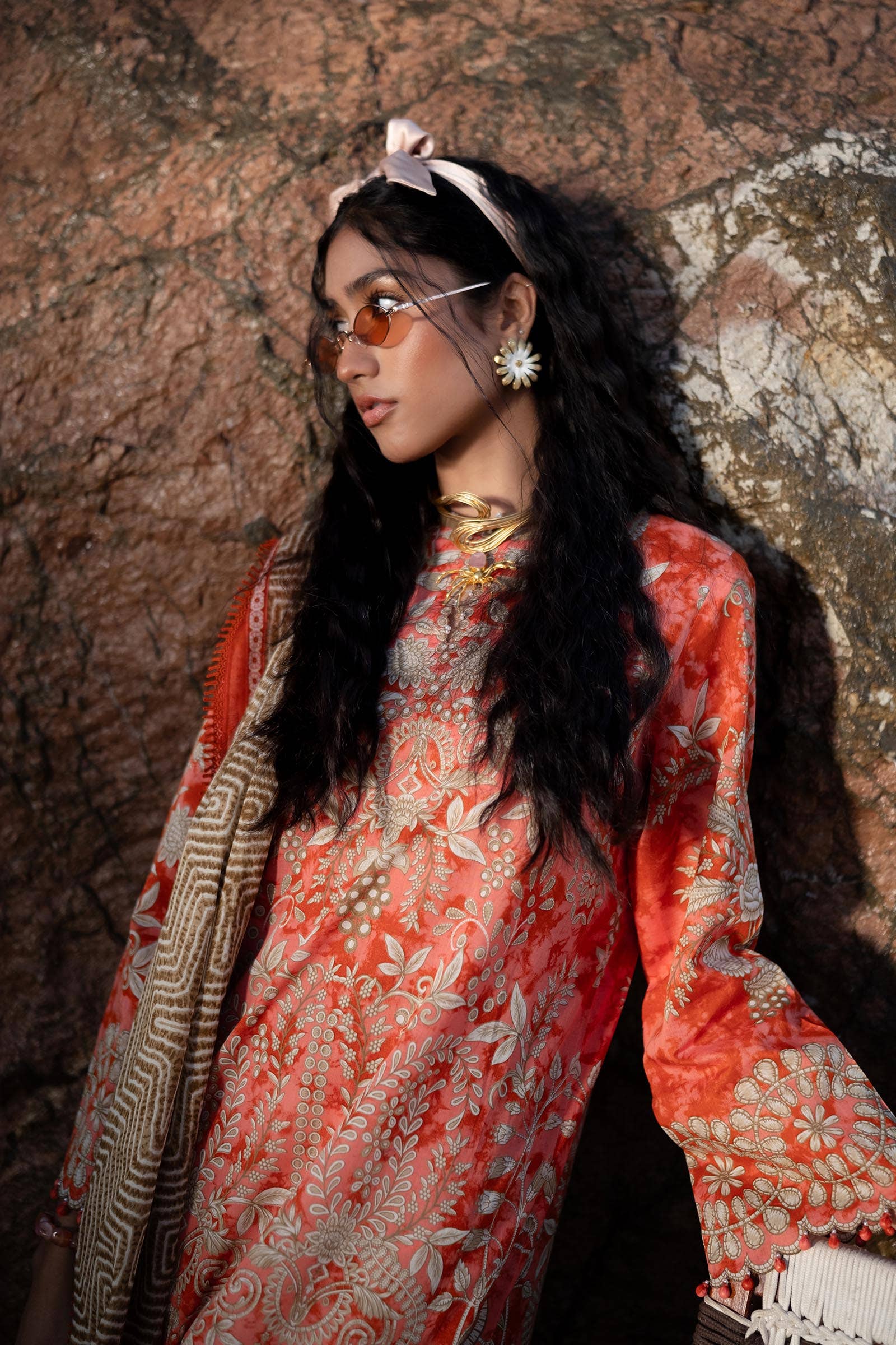 Sana Safinaz | Mahay Spring 24 | H241-018A-2BG - Rang-e-Khaas
